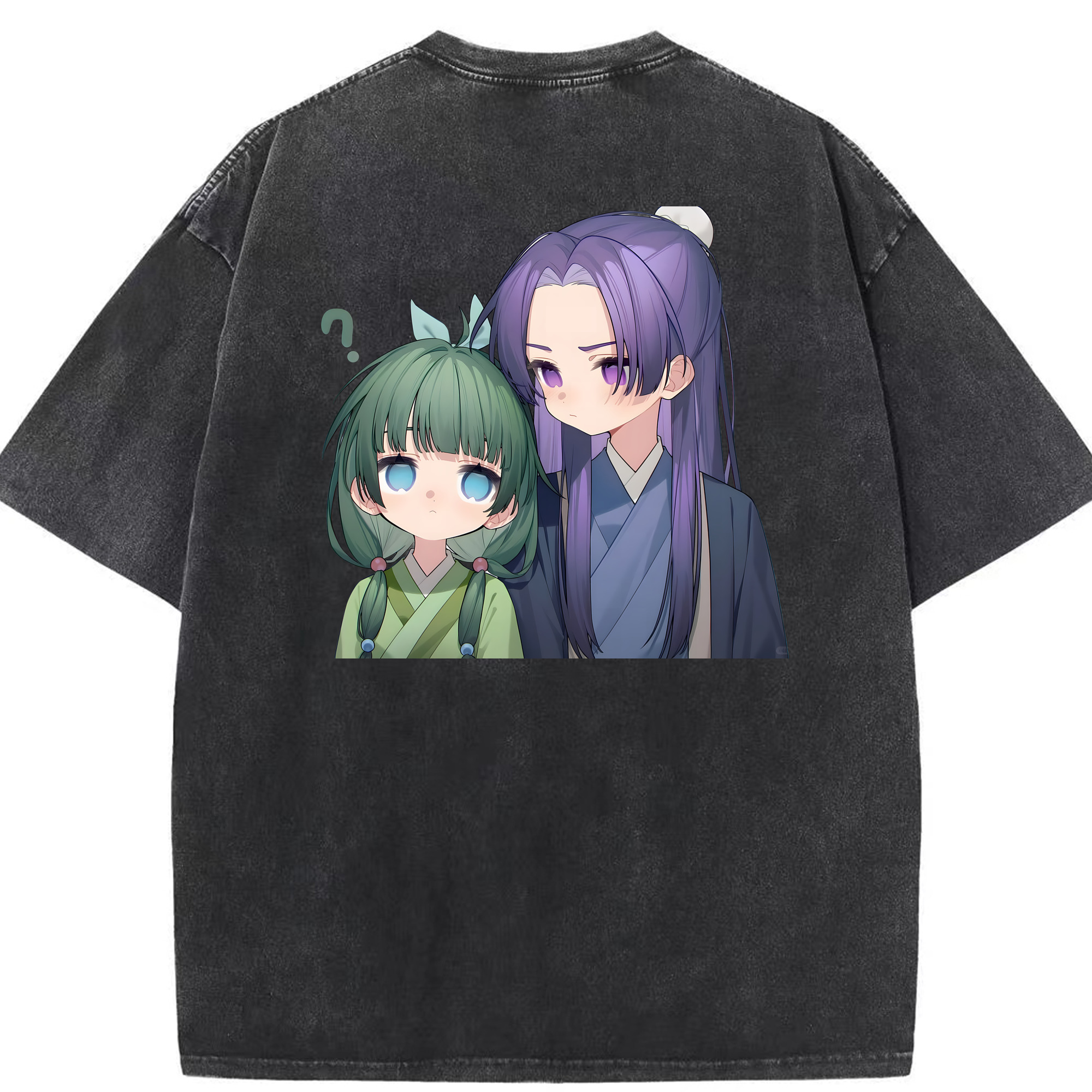 （画像用） 薬屋のひとりごと The Apothecary Diaries 綿100% ヴィンテージ風 半袖Tシャツ（背面プリント）