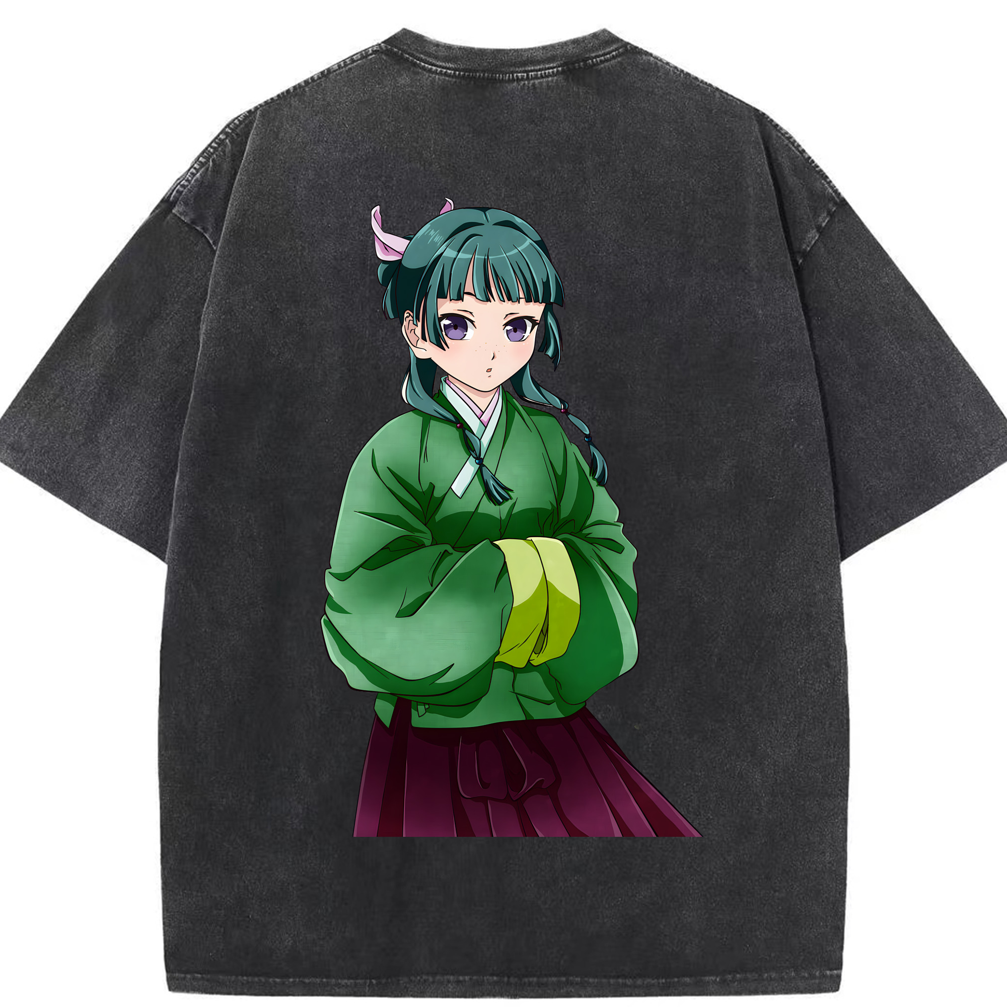 （画像用） 薬屋のひとりごと The Apothecary Diaries 綿100% ヴィンテージ風 半袖Tシャツ（背面プリント）