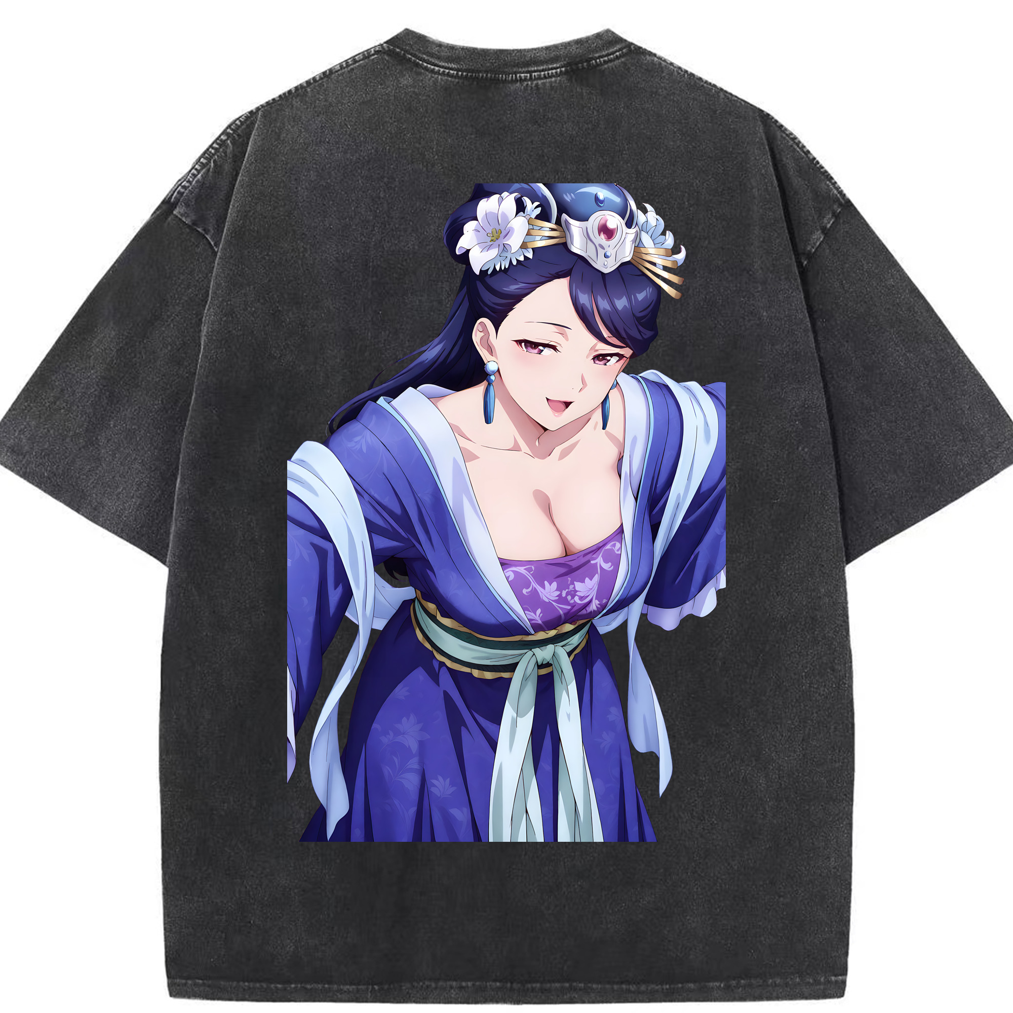 （画像用） 薬屋のひとりごと The Apothecary Diaries 綿100% ヴィンテージ風 半袖Tシャツ（背面プリント）