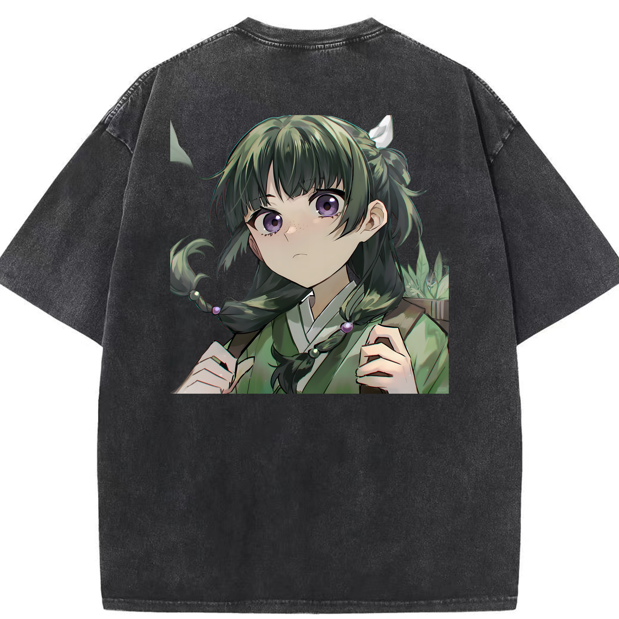 （画像用） 薬屋のひとりごと The Apothecary Diaries 綿100% ヴィンテージ風 半袖Tシャツ（背面プリント）