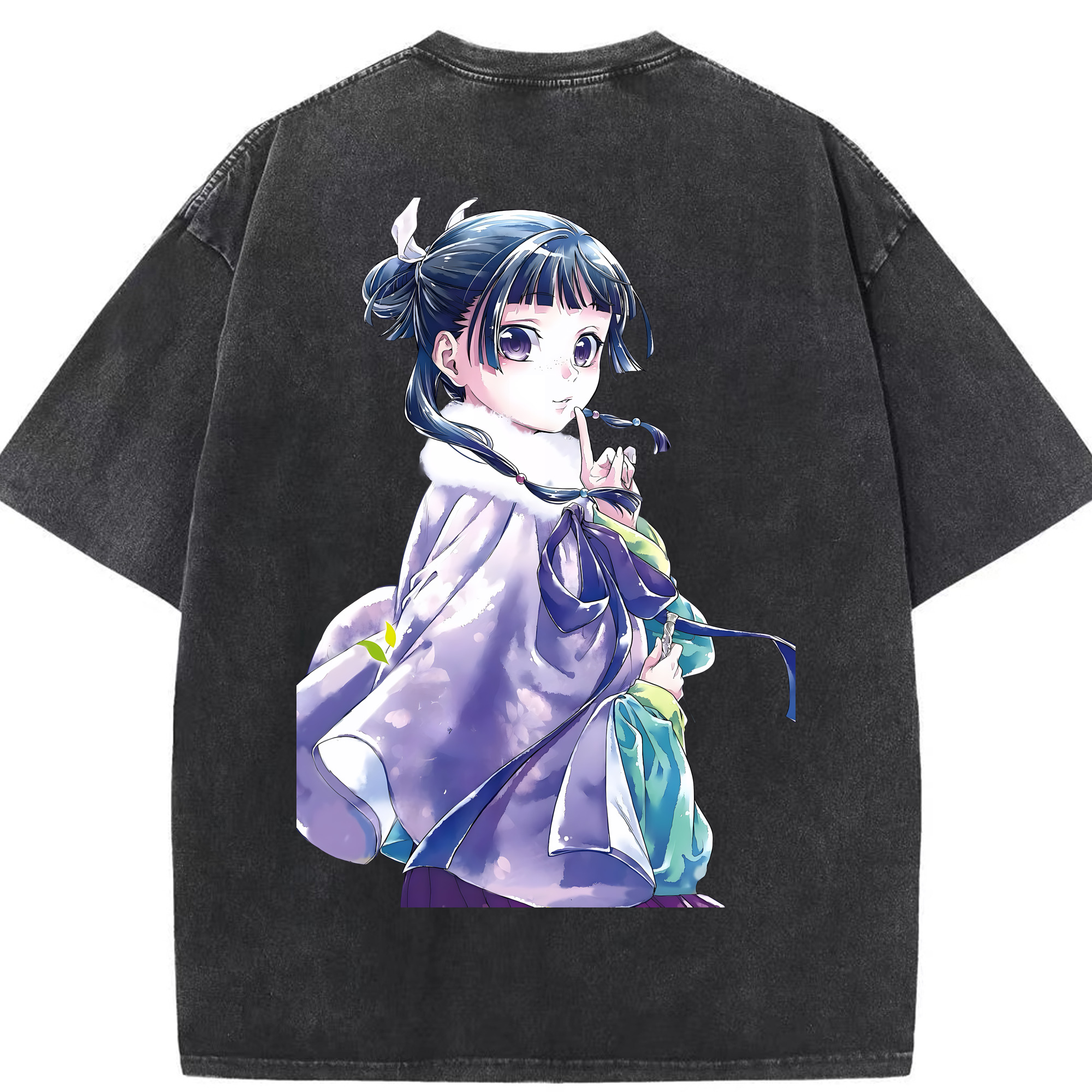 （画像用） 薬屋のひとりごと The Apothecary Diaries 綿100% ヴィンテージ風 半袖Tシャツ（背面プリント）
