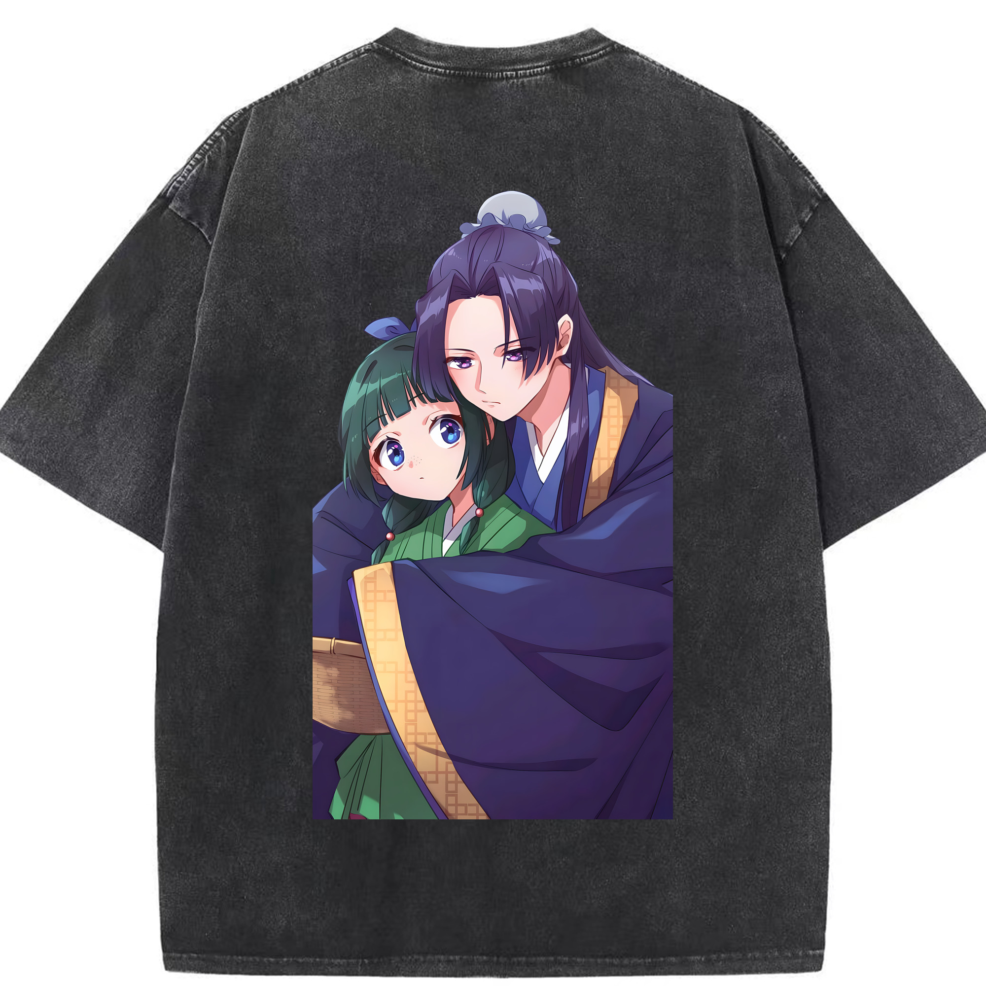 （画像用） 薬屋のひとりごと The Apothecary Diaries 綿100% ヴィンテージ風 半袖Tシャツ（背面プリント）