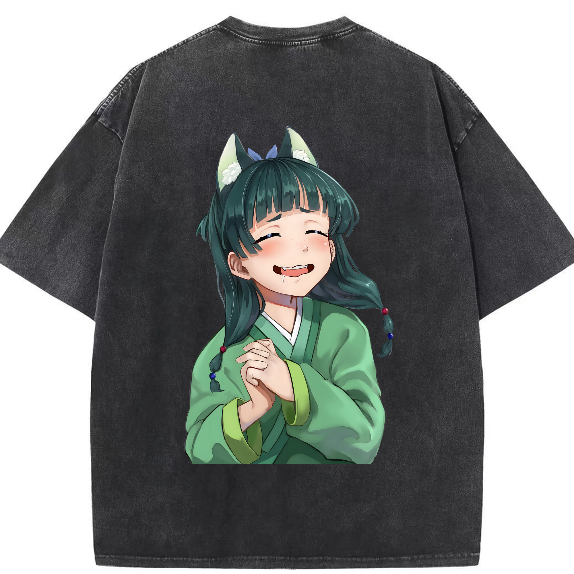 （画像用） 薬屋のひとりごと The Apothecary Diaries 綿100% ヴィンテージ風 半袖Tシャツ（背面プリント）