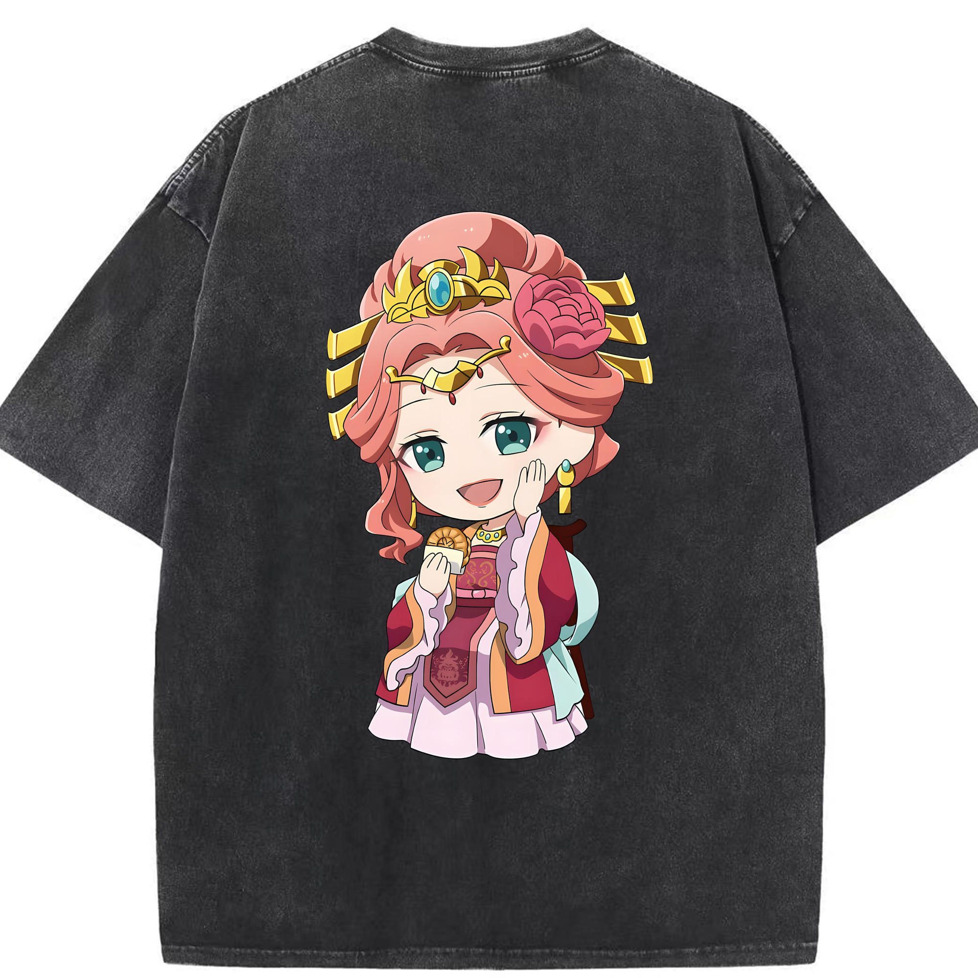 （画像用） 薬屋のひとりごと The Apothecary Diaries 綿100% ヴィンテージ風 半袖Tシャツ（背面プリント）