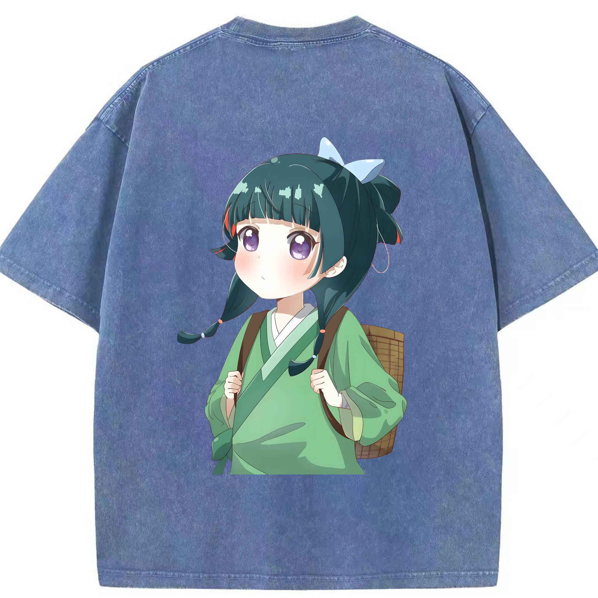 （画像用） 薬屋のひとりごと The Apothecary Diaries 綿100% ヴィンテージ風 半袖Tシャツ（背面プリント）
