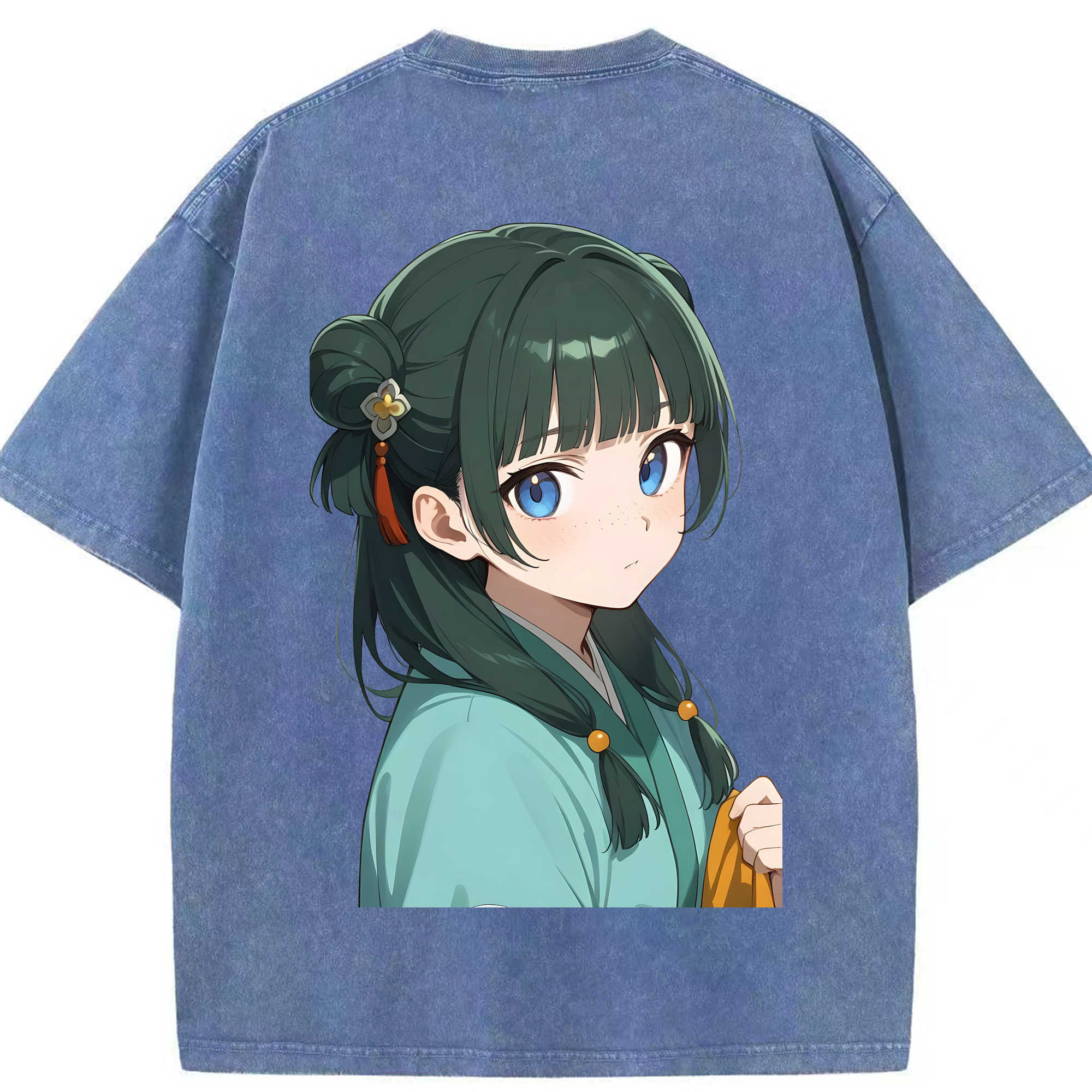 （画像用） 薬屋のひとりごと The Apothecary Diaries 綿100% ヴィンテージ風 半袖Tシャツ（背面プリント）