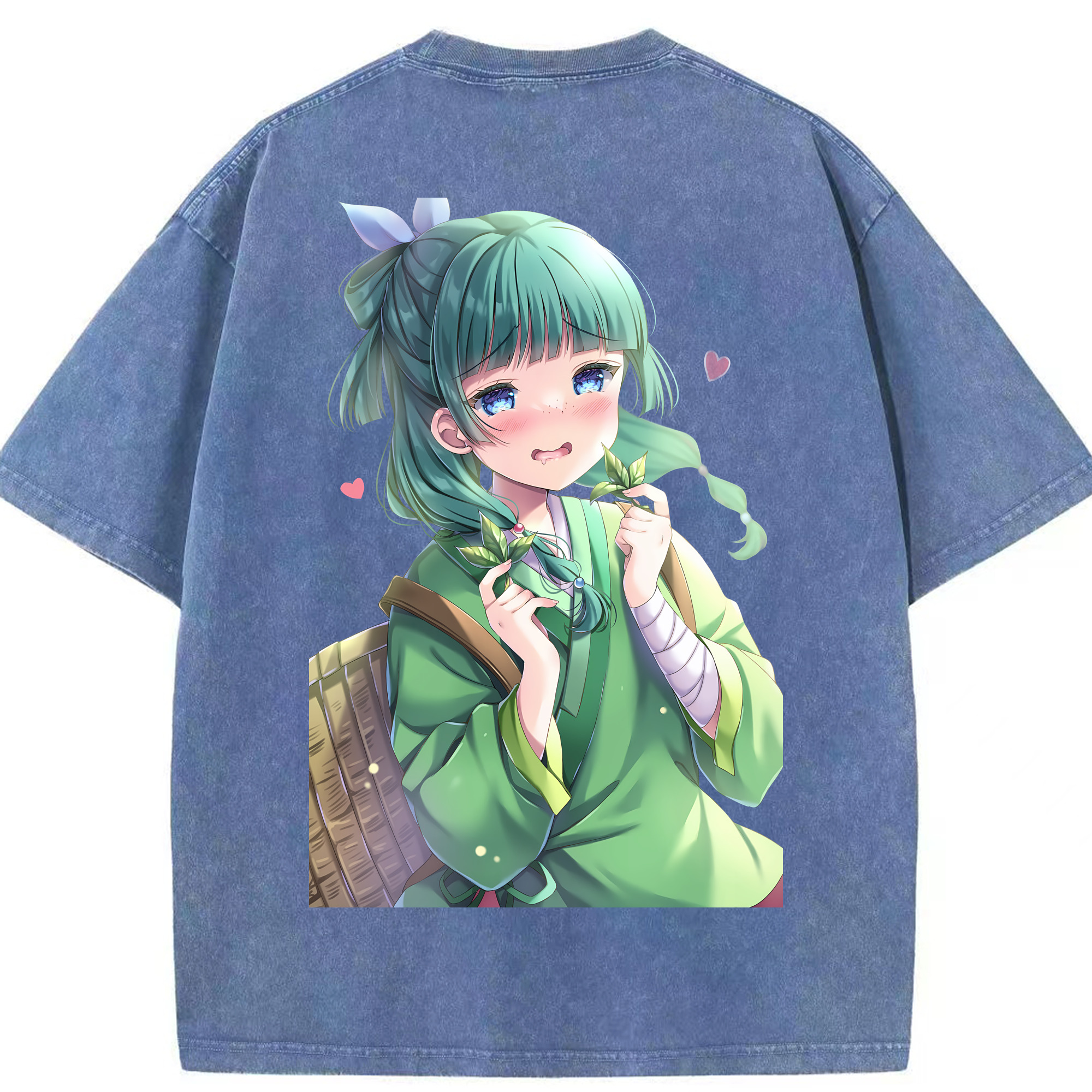 （画像用） 薬屋のひとりごと The Apothecary Diaries 綿100% ヴィンテージ風 半袖Tシャツ（背面プリント）