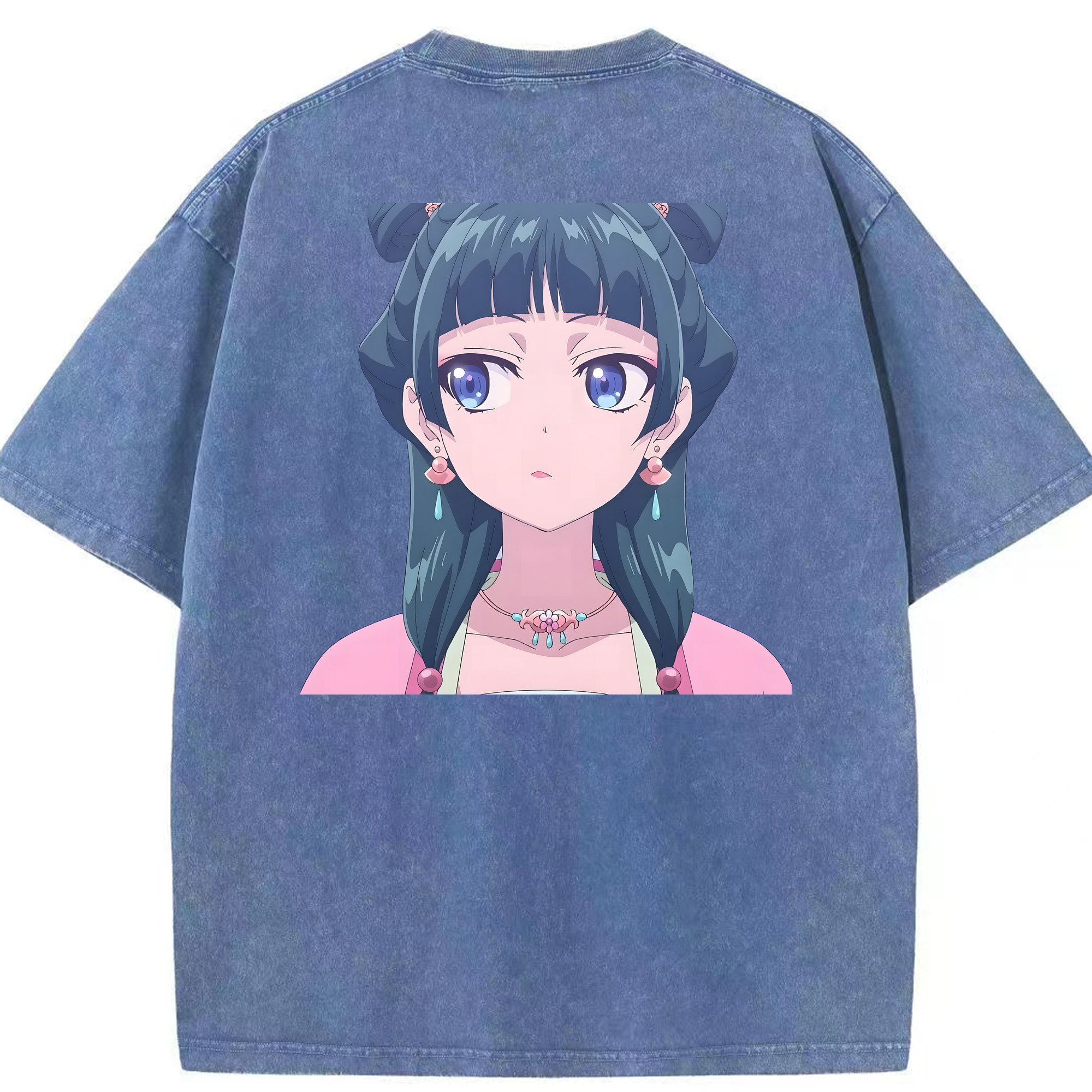 （画像用） 薬屋のひとりごと The Apothecary Diaries 綿100% ヴィンテージ風 半袖Tシャツ（背面プリント）