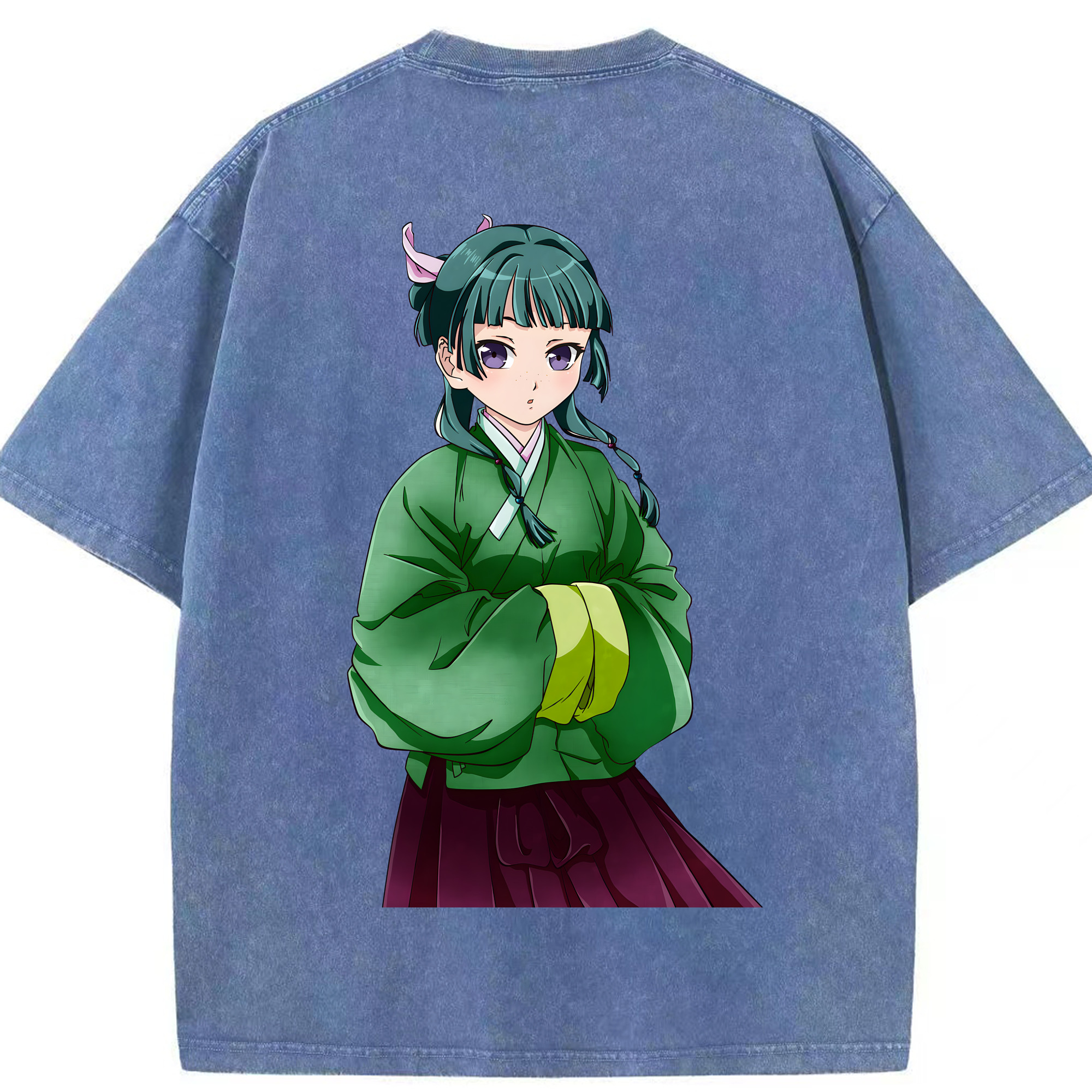 （画像用） 薬屋のひとりごと The Apothecary Diaries 綿100% ヴィンテージ風 半袖Tシャツ（背面プリント）