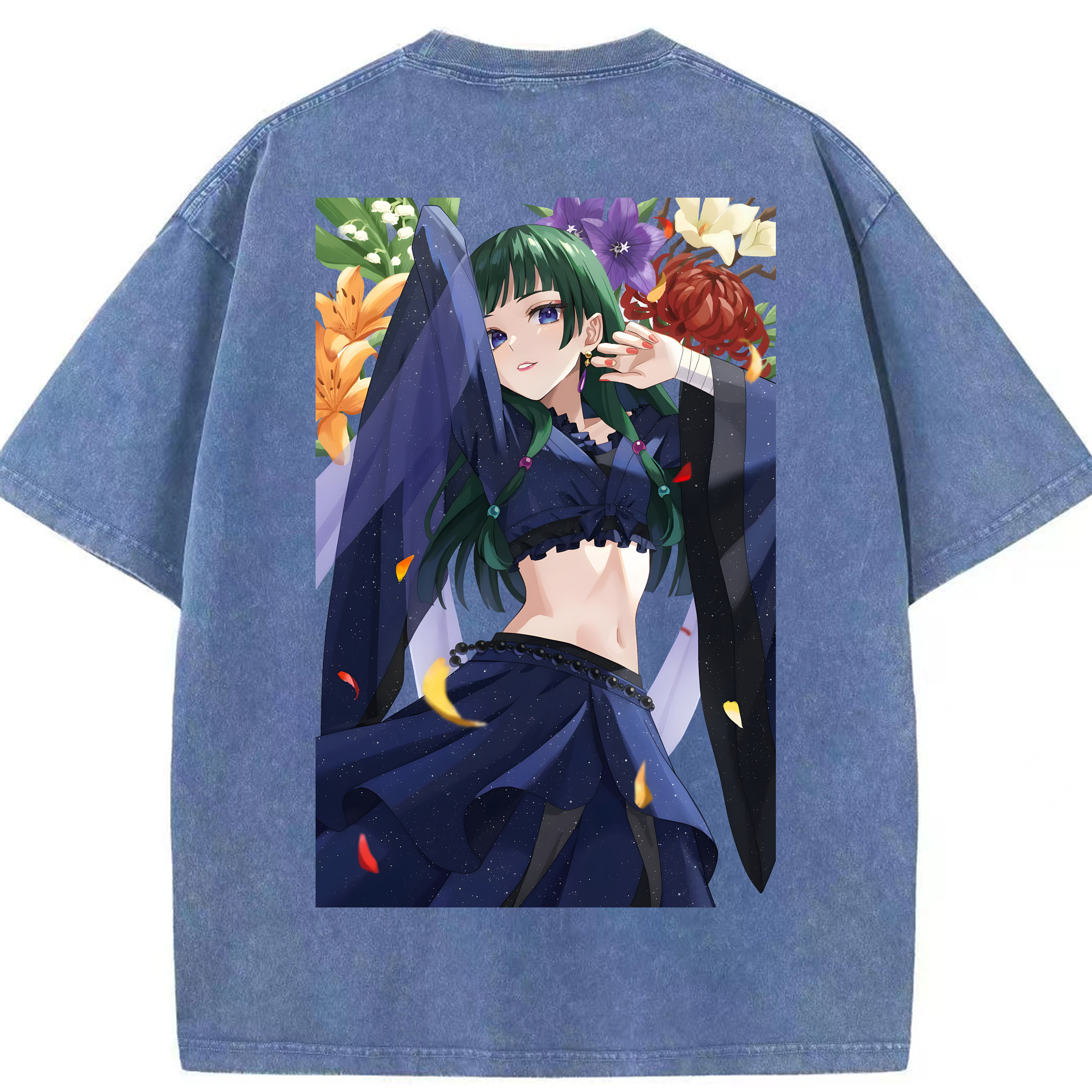 （画像用） 薬屋のひとりごと The Apothecary Diaries 綿100% ヴィンテージ風 半袖Tシャツ（背面プリント）