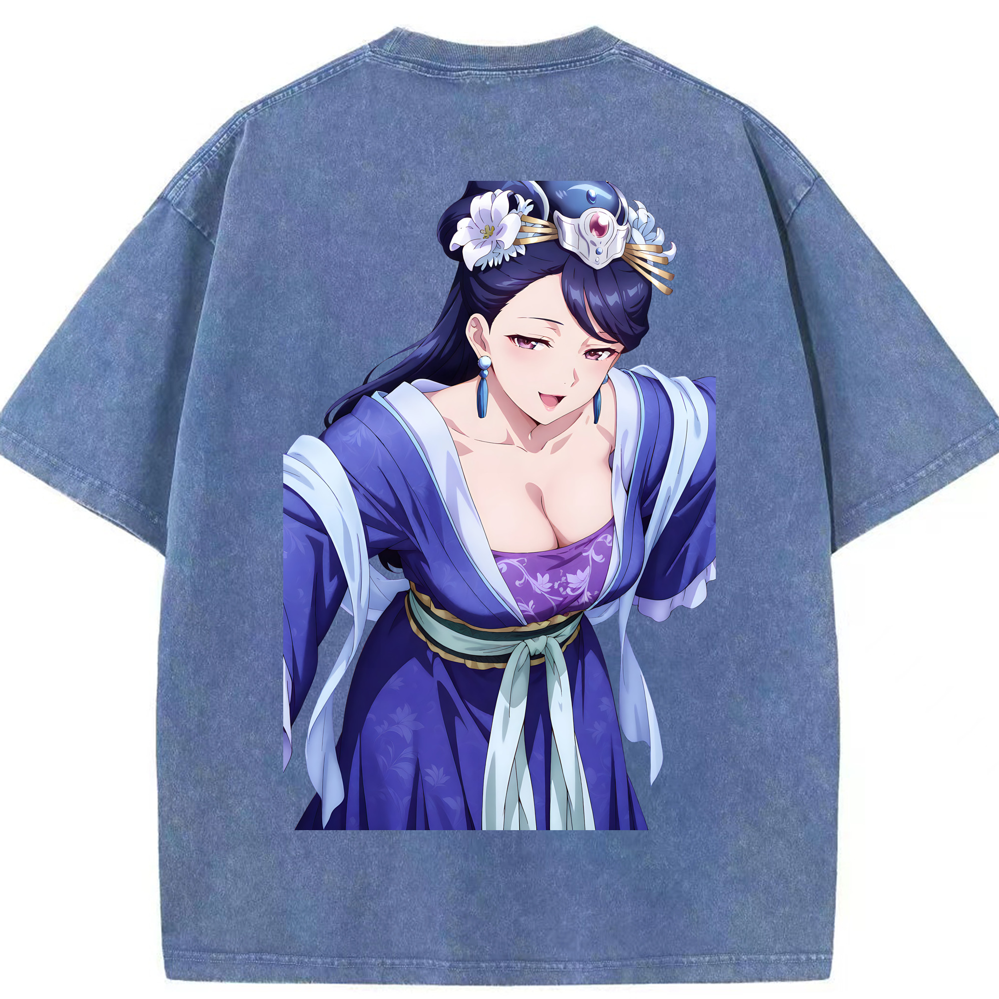 （画像用） 薬屋のひとりごと The Apothecary Diaries 綿100% ヴィンテージ風 半袖Tシャツ（背面プリント）