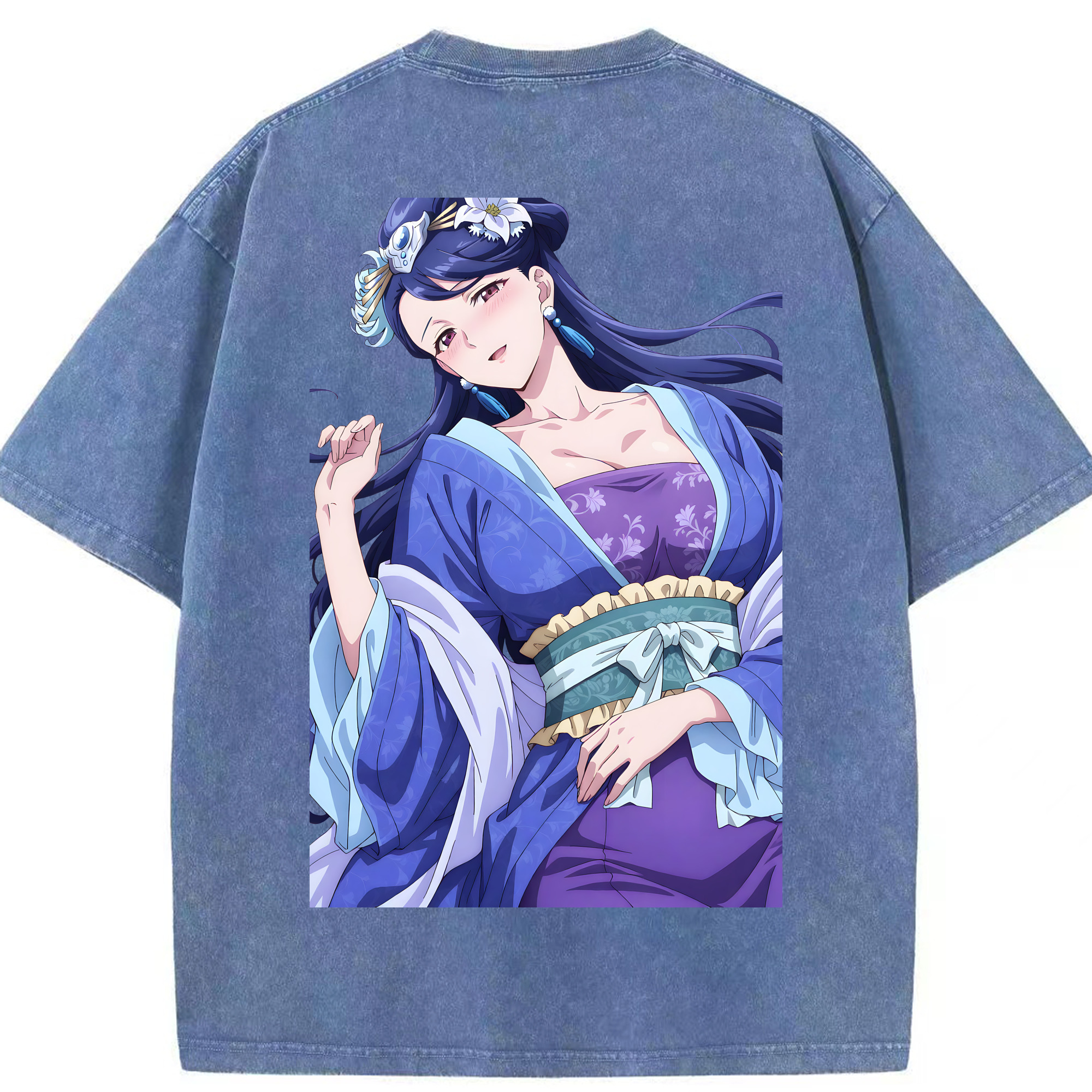 （画像用） 薬屋のひとりごと The Apothecary Diaries 綿100% ヴィンテージ風 半袖Tシャツ（背面プリント）