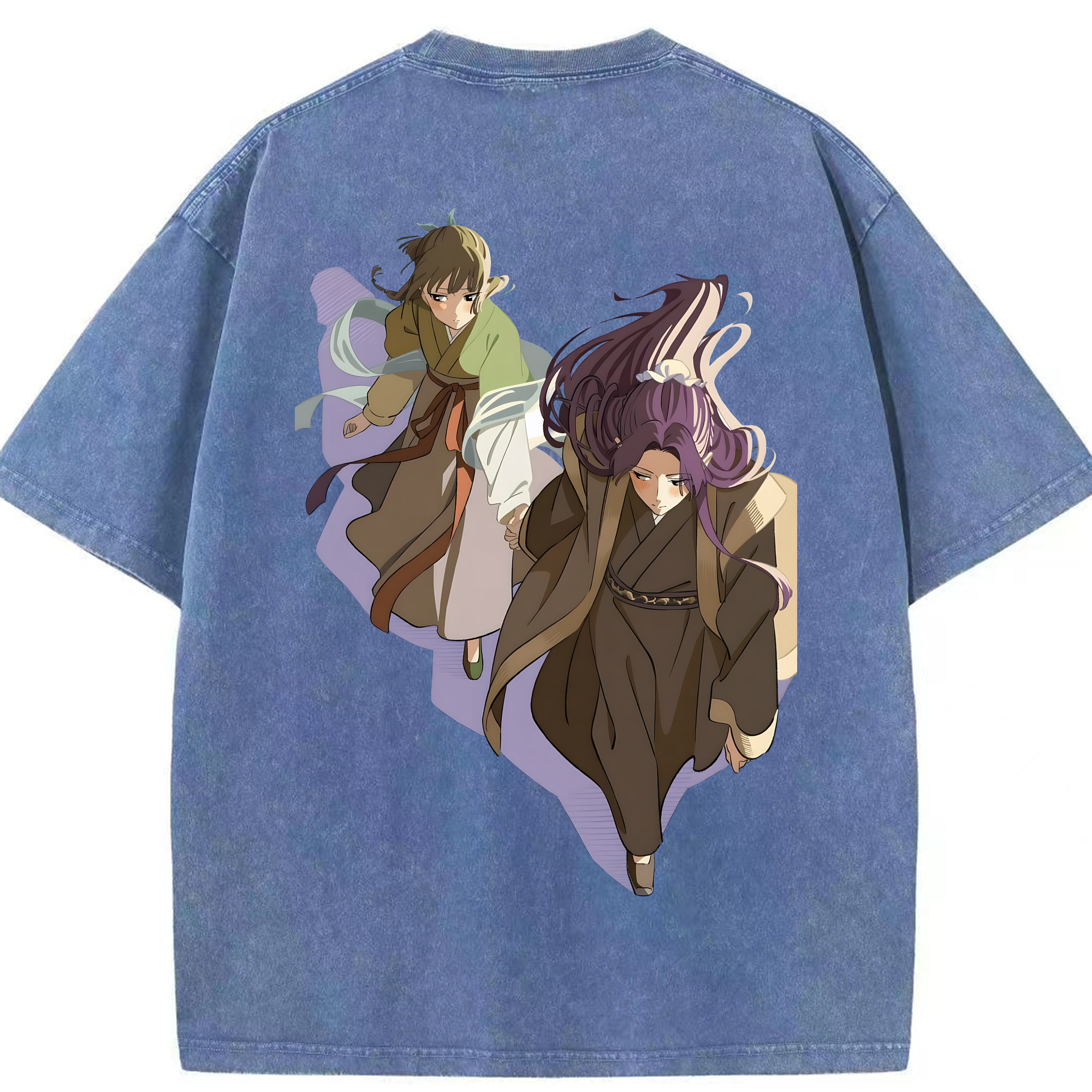 （画像用） 薬屋のひとりごと The Apothecary Diaries 綿100% ヴィンテージ風 半袖Tシャツ（背面プリント）