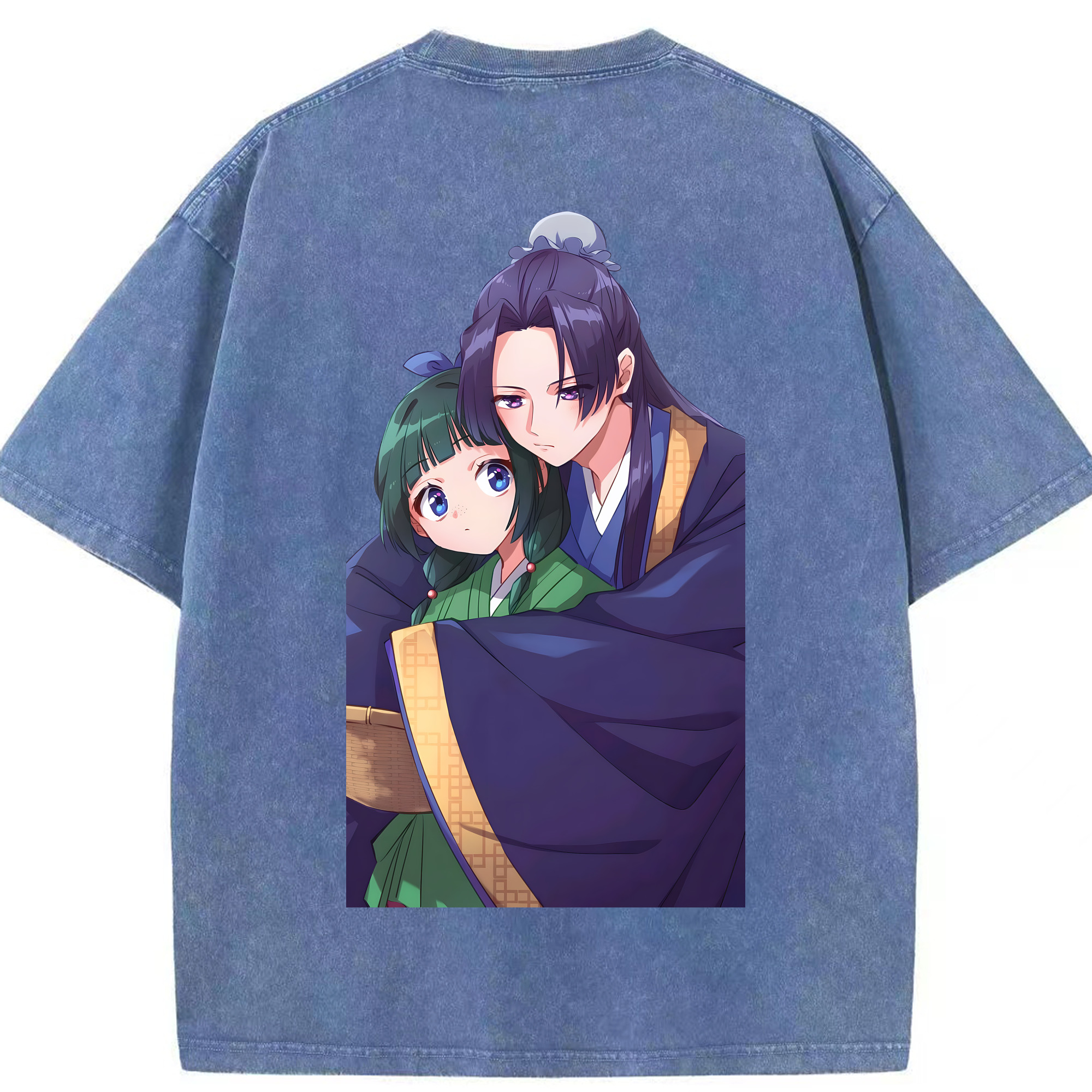（画像用） 薬屋のひとりごと The Apothecary Diaries 綿100% ヴィンテージ風 半袖Tシャツ（背面プリント）