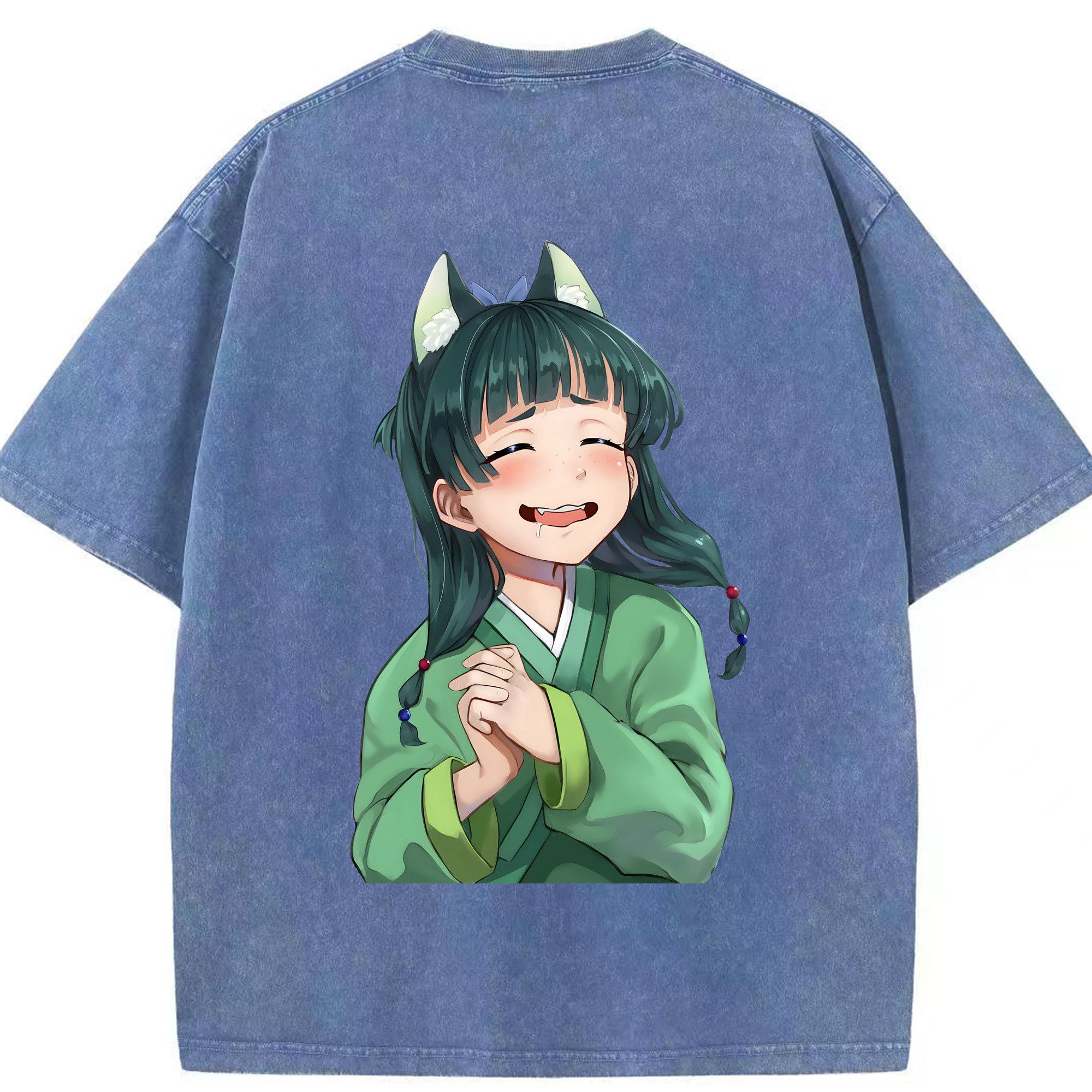 （画像用） 薬屋のひとりごと The Apothecary Diaries 綿100% ヴィンテージ風 半袖Tシャツ（背面プリント）