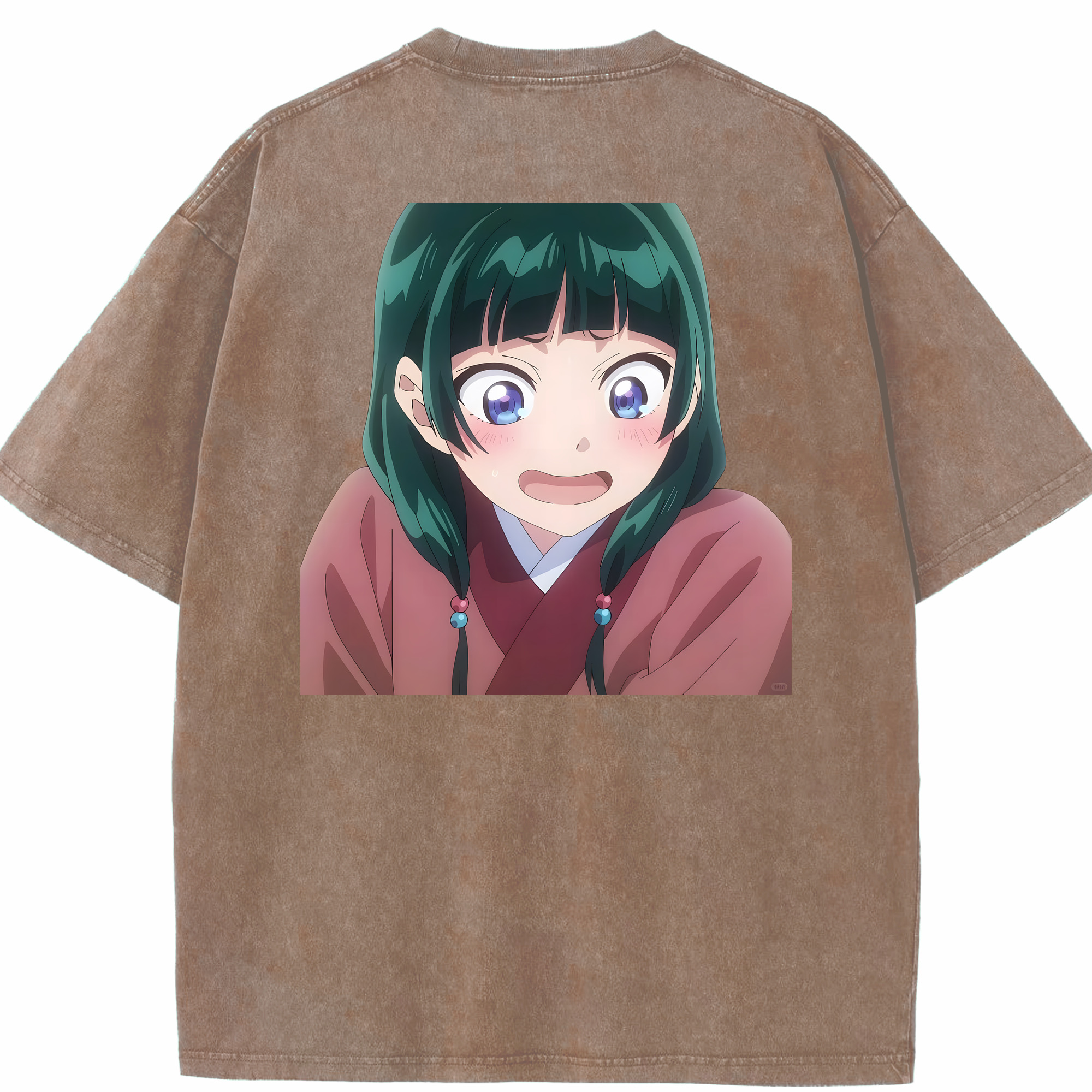 （画像用） 薬屋のひとりごと The Apothecary Diaries 綿100% ヴィンテージ風 半袖Tシャツ（背面プリント）