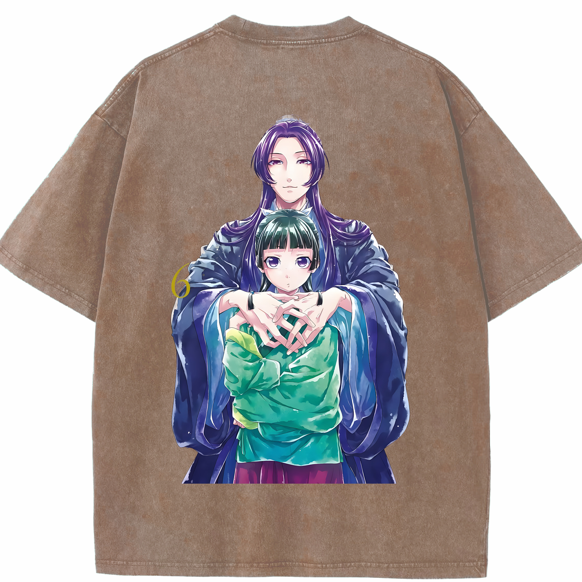 （画像用） 薬屋のひとりごと The Apothecary Diaries 綿100% ヴィンテージ風 半袖Tシャツ（背面プリント）
