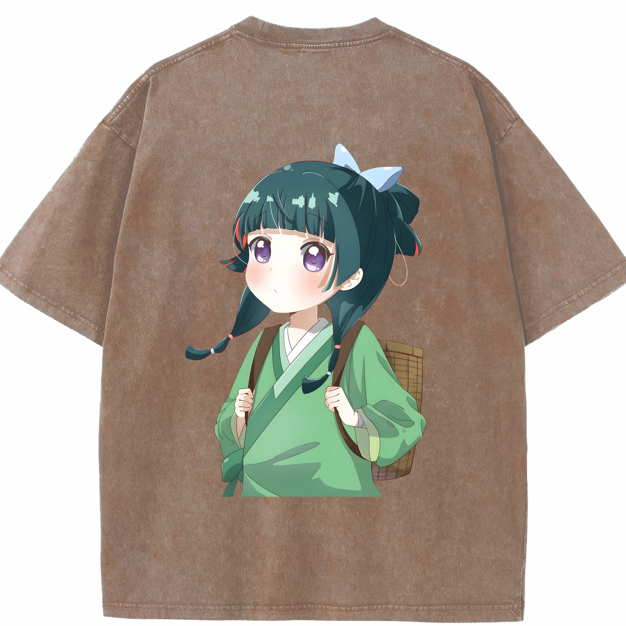 （画像用） 薬屋のひとりごと The Apothecary Diaries 綿100% ヴィンテージ風 半袖Tシャツ（背面プリント）