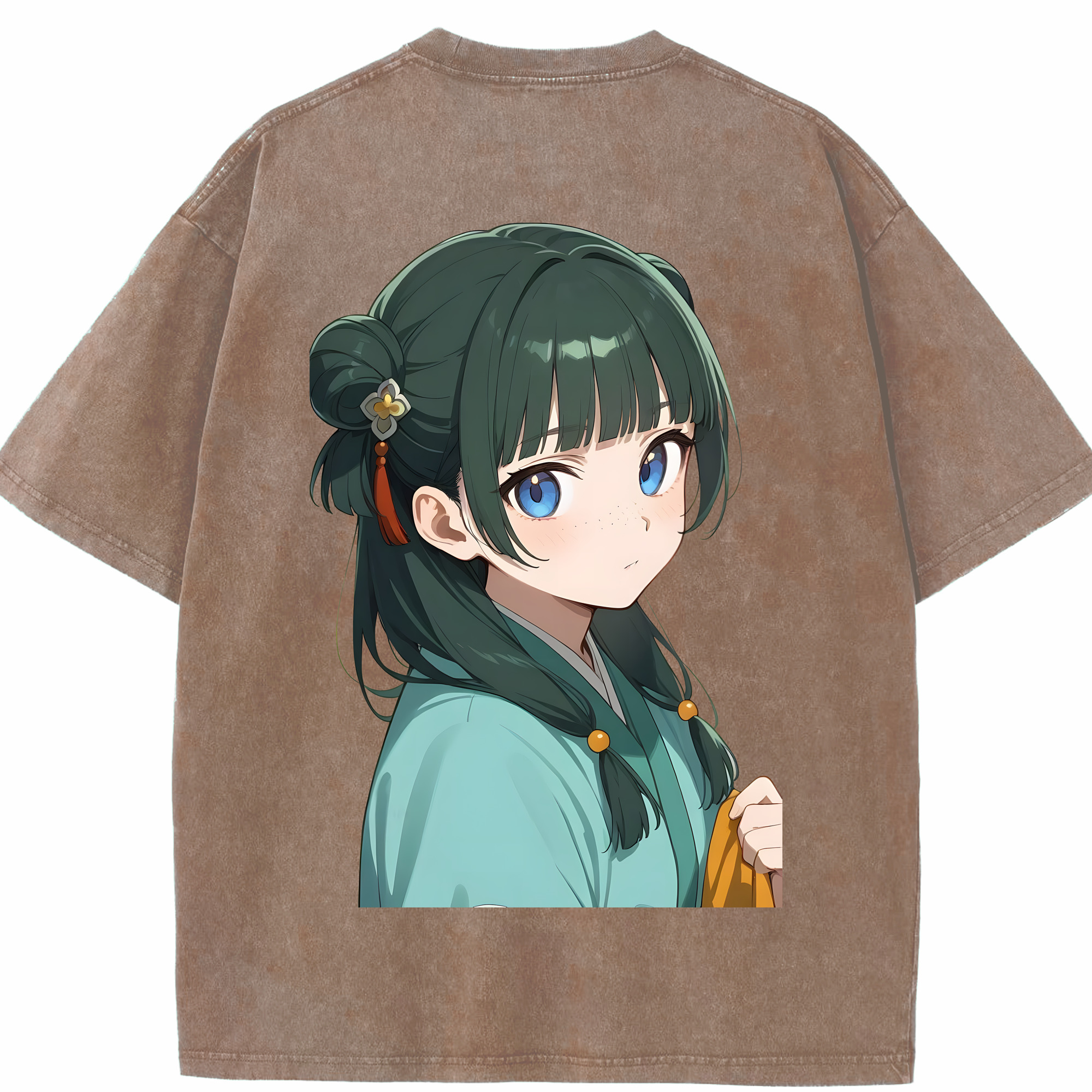 （画像用） 薬屋のひとりごと The Apothecary Diaries 綿100% ヴィンテージ風 半袖Tシャツ（背面プリント）