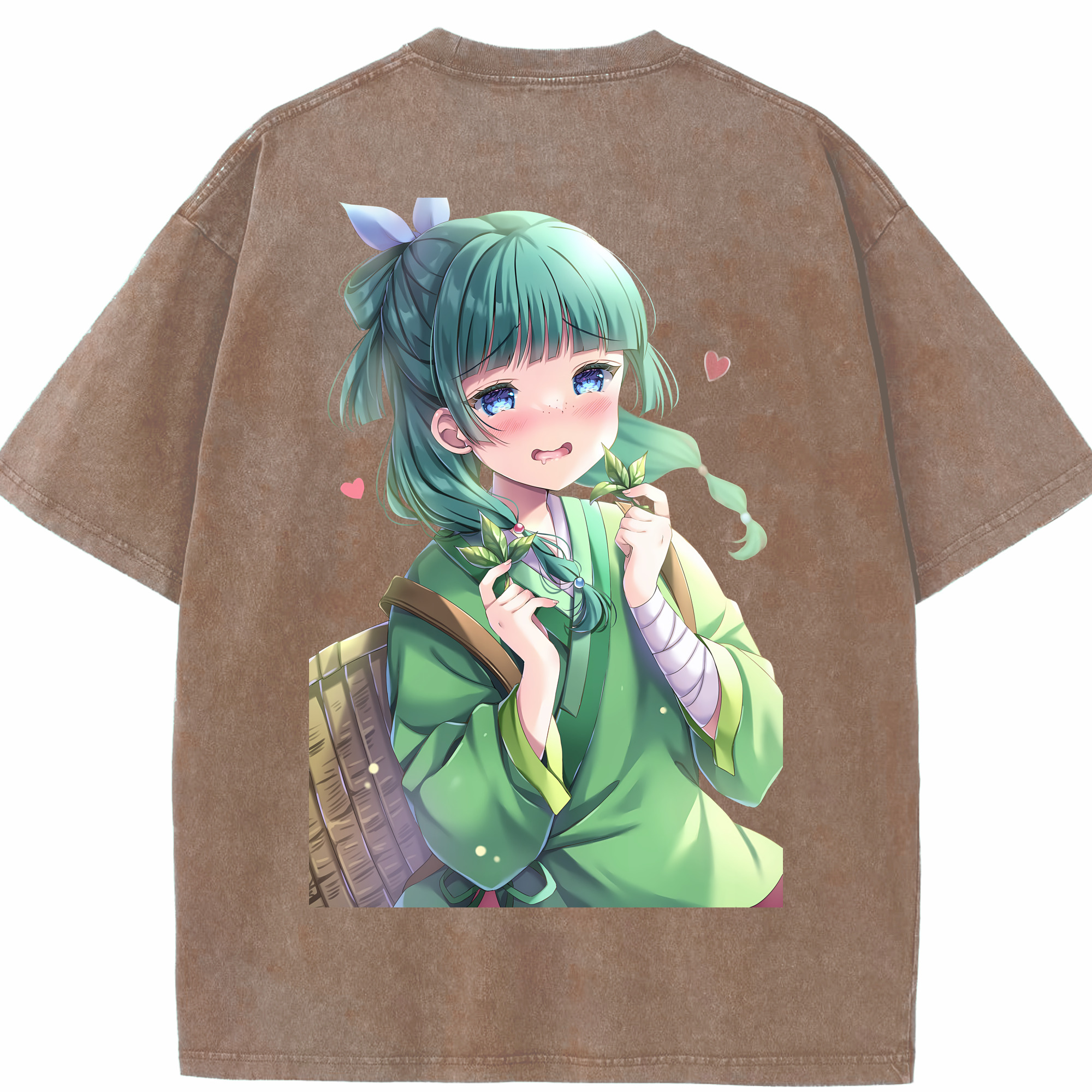 （画像用） 薬屋のひとりごと The Apothecary Diaries 綿100% ヴィンテージ風 半袖Tシャツ（背面プリント）