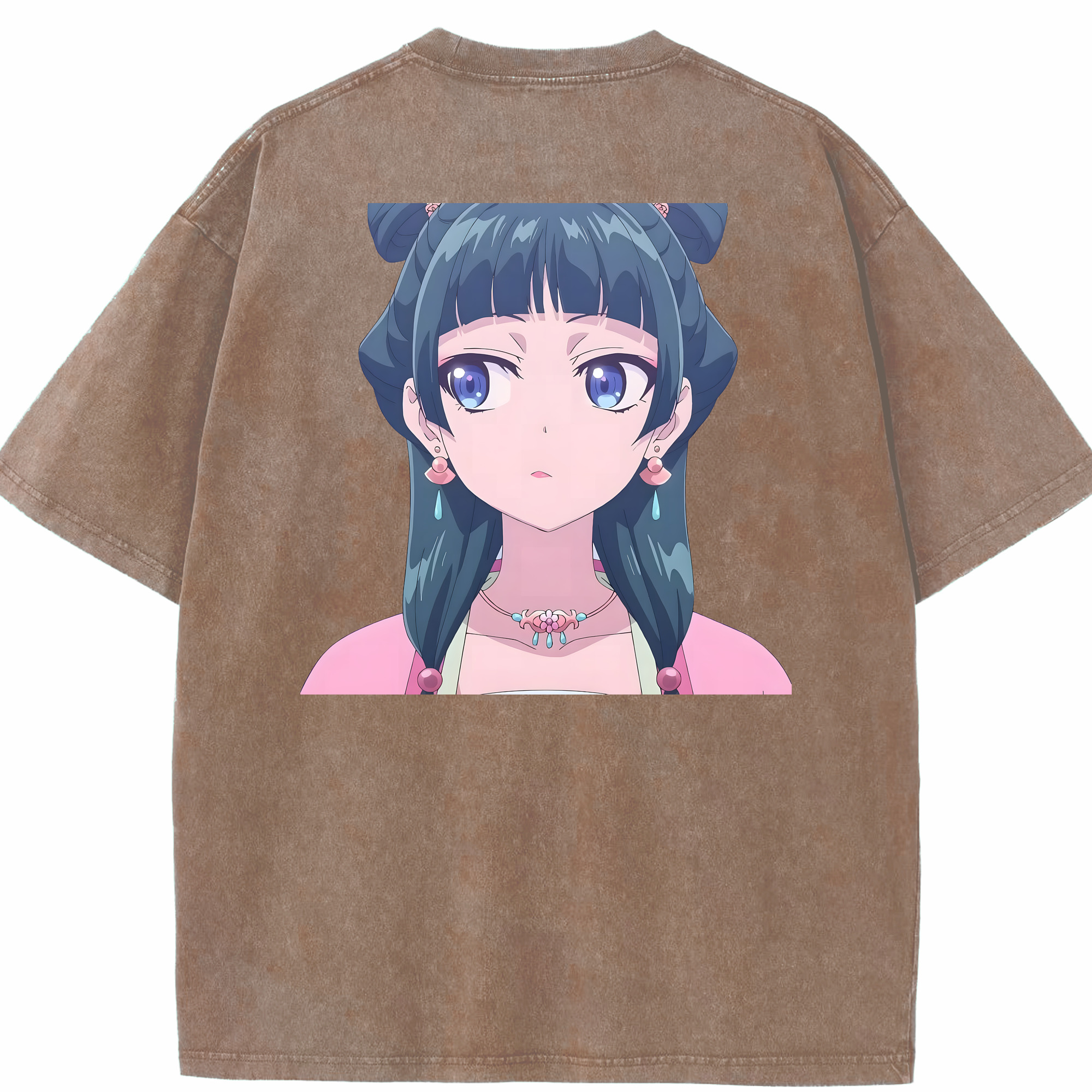 （画像用） 薬屋のひとりごと The Apothecary Diaries 綿100% ヴィンテージ風 半袖Tシャツ（背面プリント）
