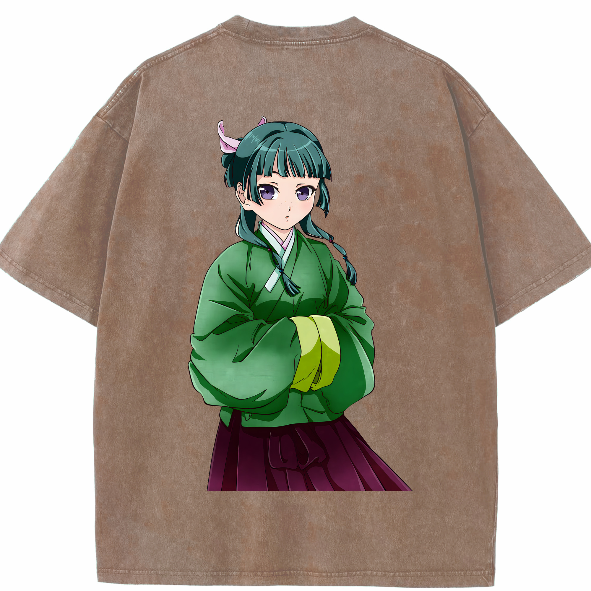 （画像用） 薬屋のひとりごと The Apothecary Diaries 綿100% ヴィンテージ風 半袖Tシャツ（背面プリント）