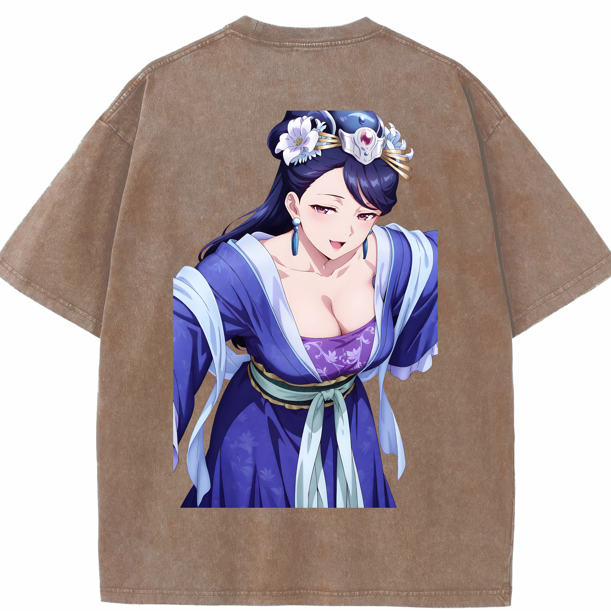 （画像用） 薬屋のひとりごと The Apothecary Diaries 綿100% ヴィンテージ風 半袖Tシャツ（背面プリント）