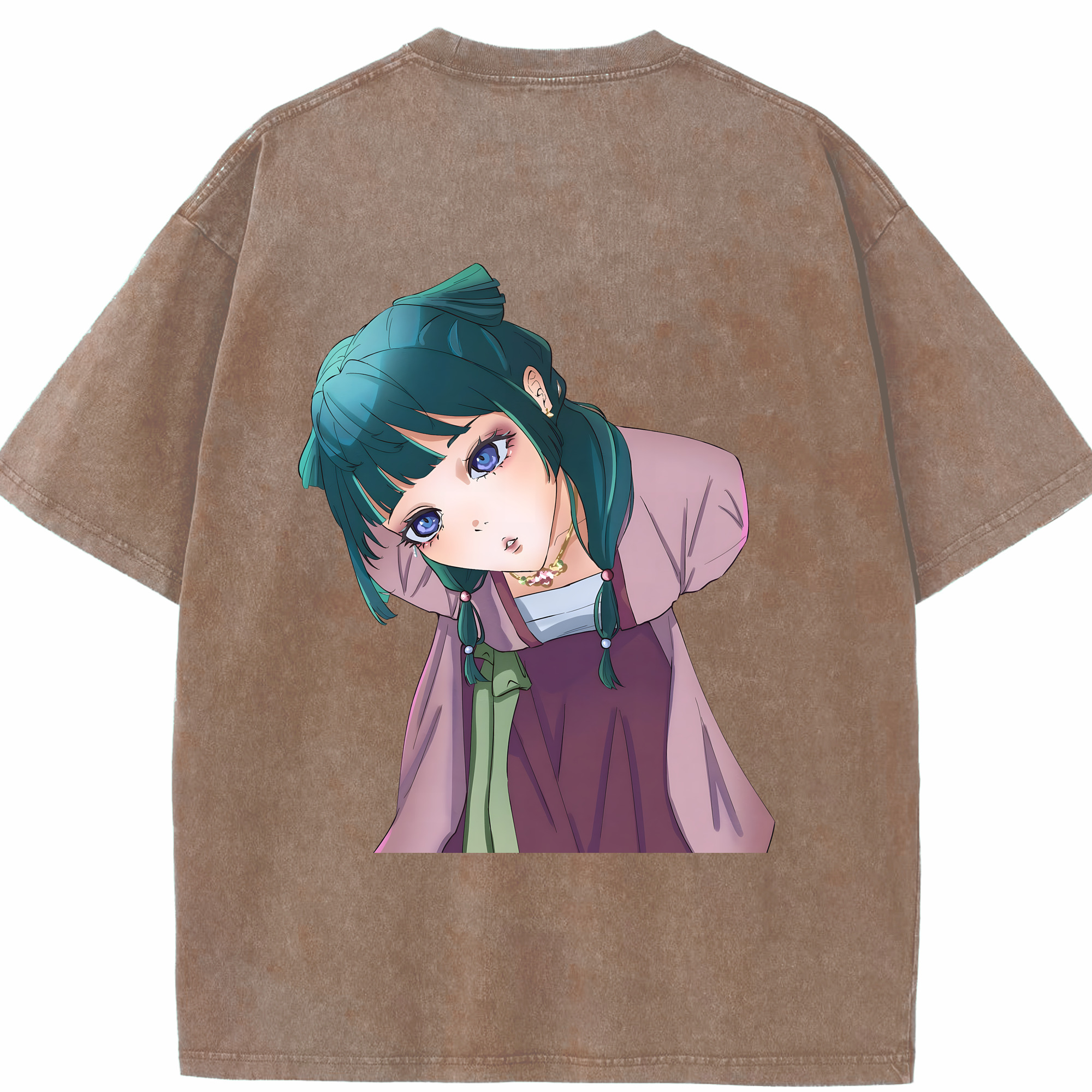 （画像用） 薬屋のひとりごと The Apothecary Diaries 綿100% ヴィンテージ風 半袖Tシャツ（背面プリント）