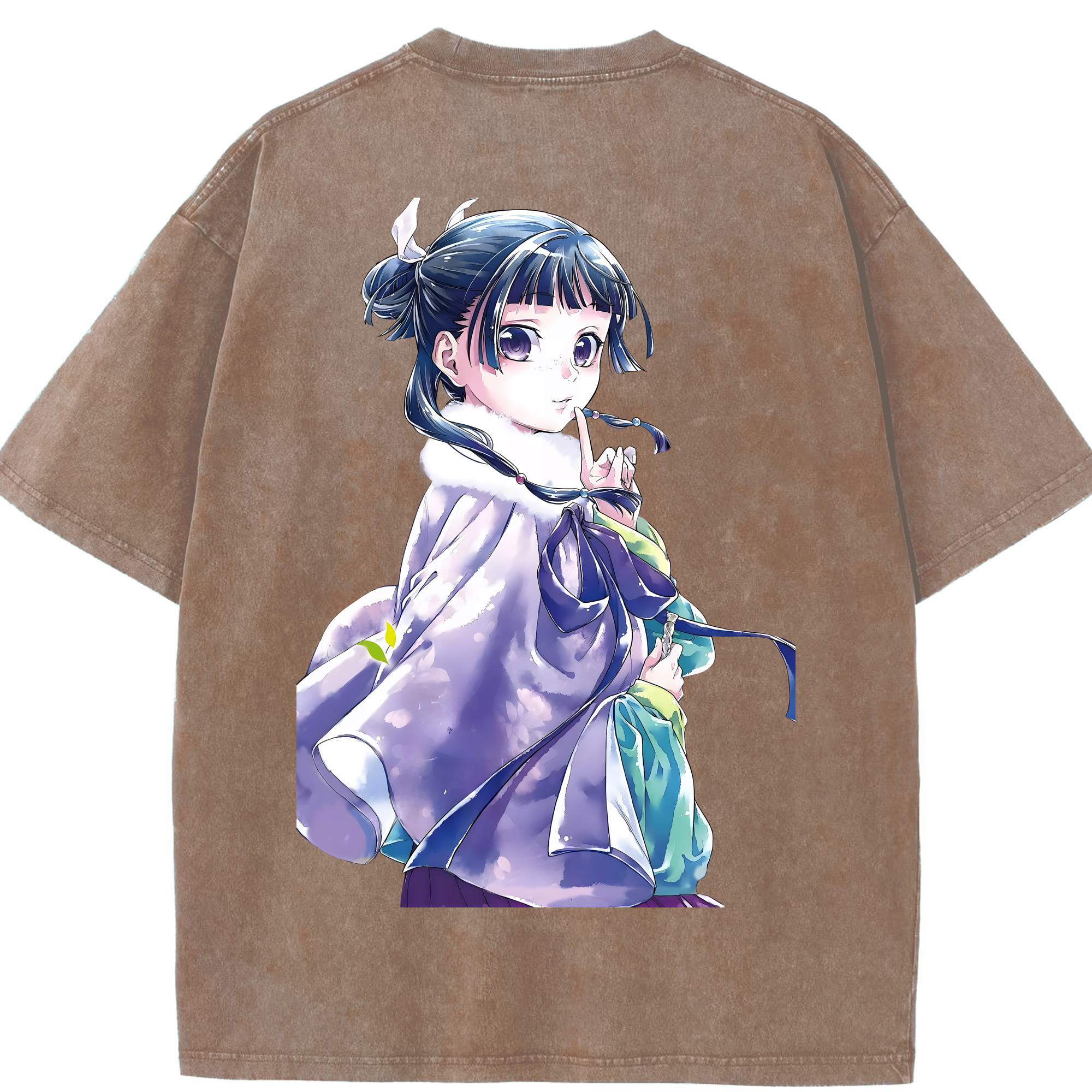 （画像用） 薬屋のひとりごと The Apothecary Diaries 綿100% ヴィンテージ風 半袖Tシャツ（背面プリント）