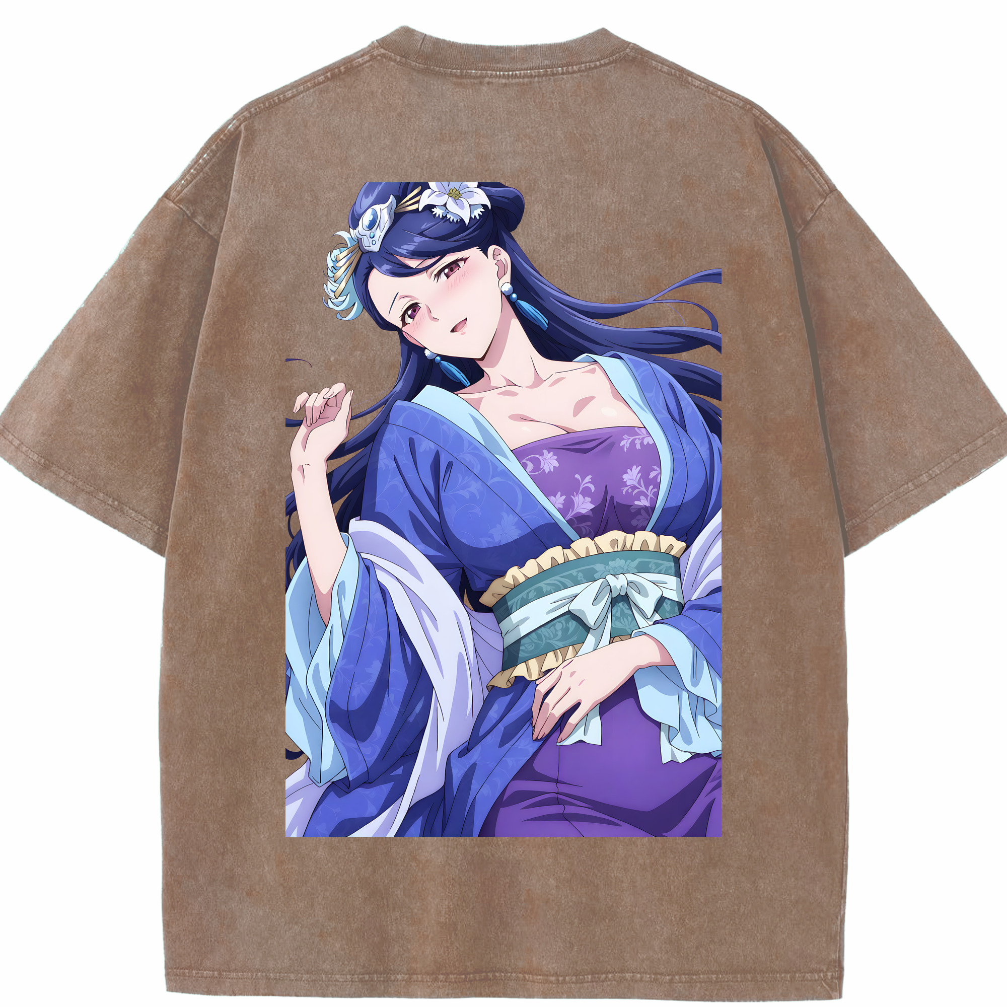 （画像用） 薬屋のひとりごと The Apothecary Diaries 綿100% ヴィンテージ風 半袖Tシャツ（背面プリント）