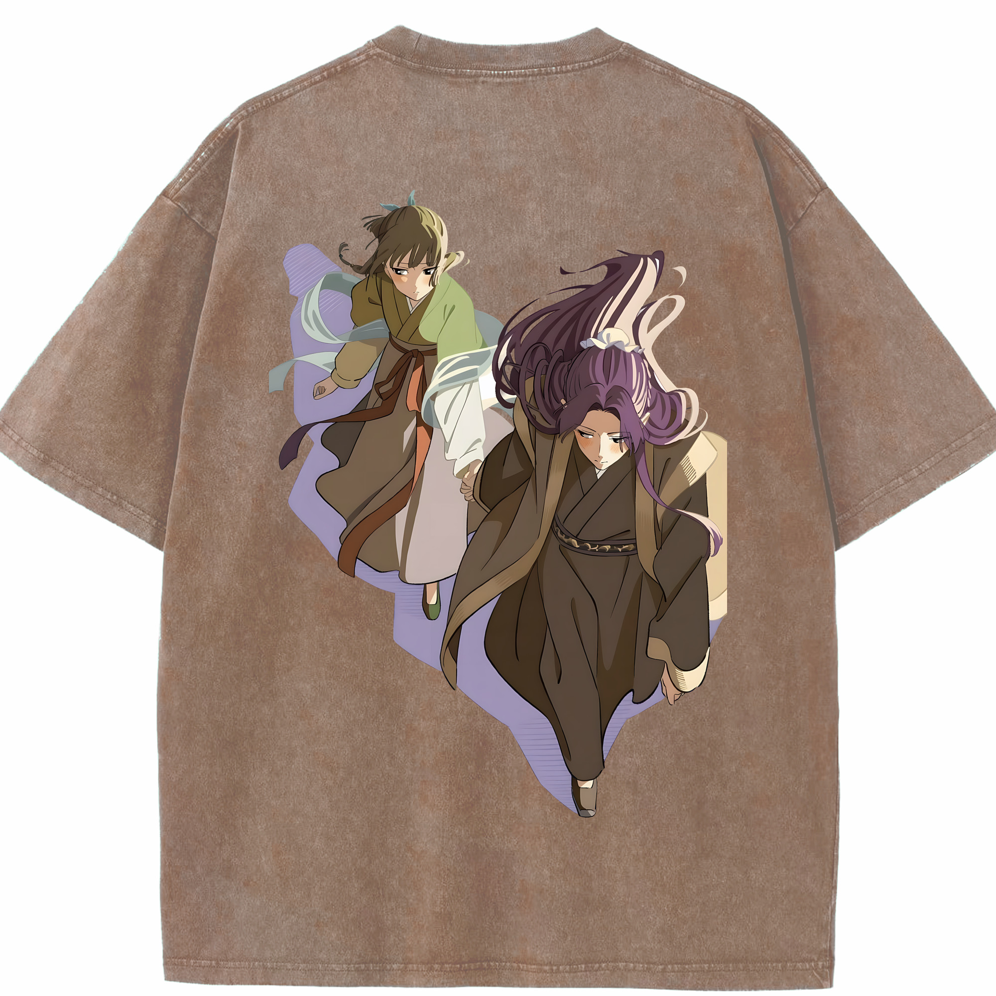 （画像用） 薬屋のひとりごと The Apothecary Diaries 綿100% ヴィンテージ風 半袖Tシャツ（背面プリント）