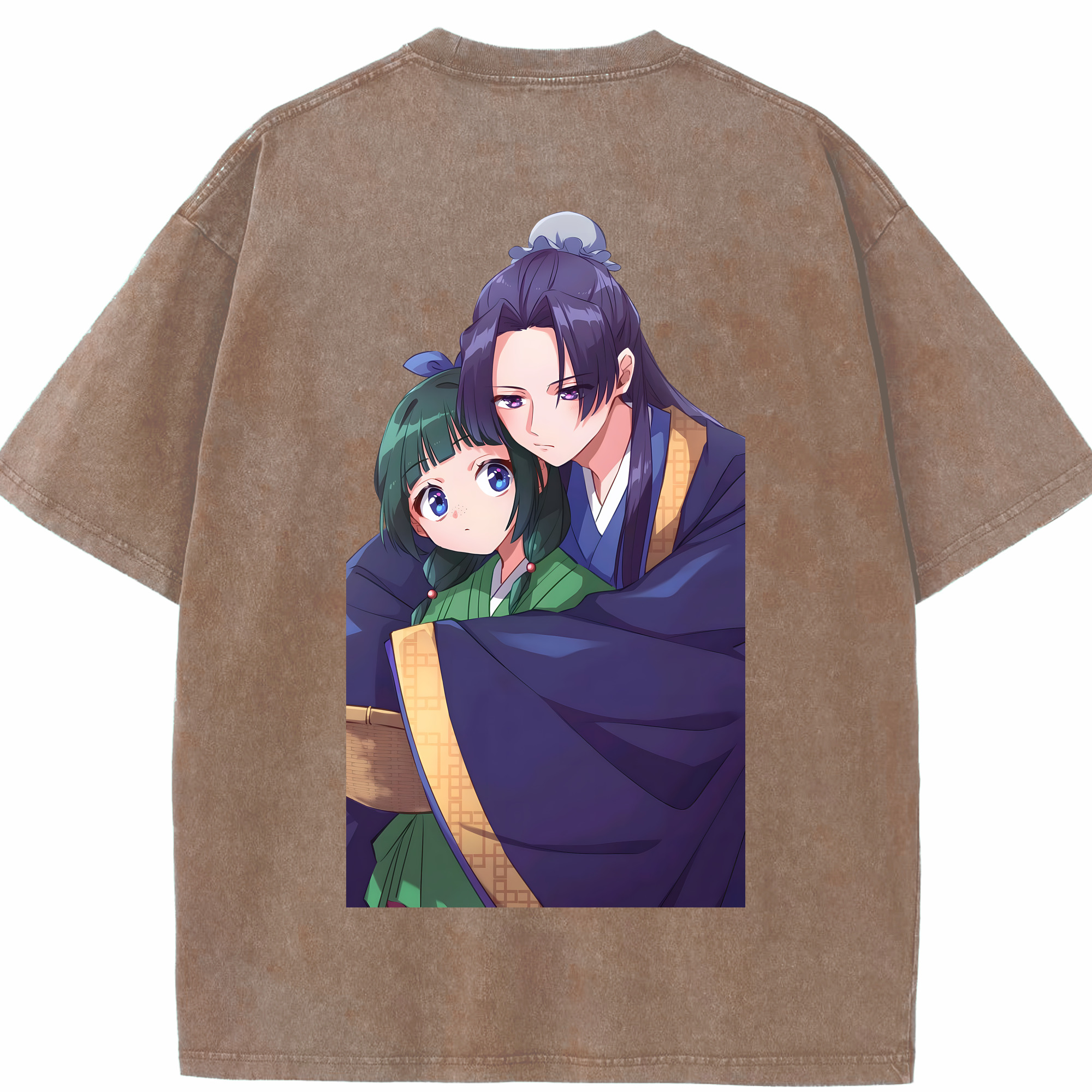 （画像用） 薬屋のひとりごと The Apothecary Diaries 綿100% ヴィンテージ風 半袖Tシャツ（背面プリント）