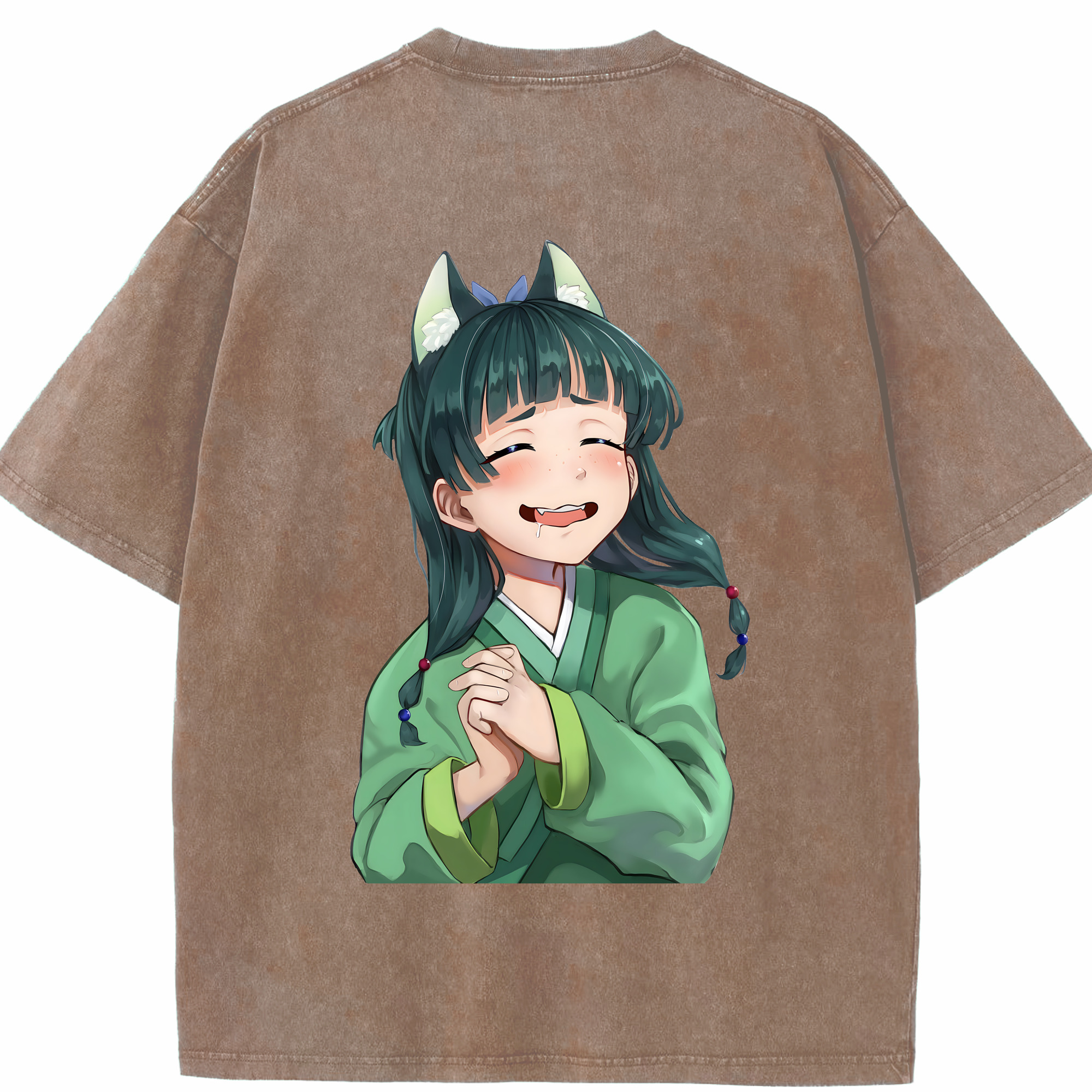 （画像用） 薬屋のひとりごと The Apothecary Diaries 綿100% ヴィンテージ風 半袖Tシャツ（背面プリント）