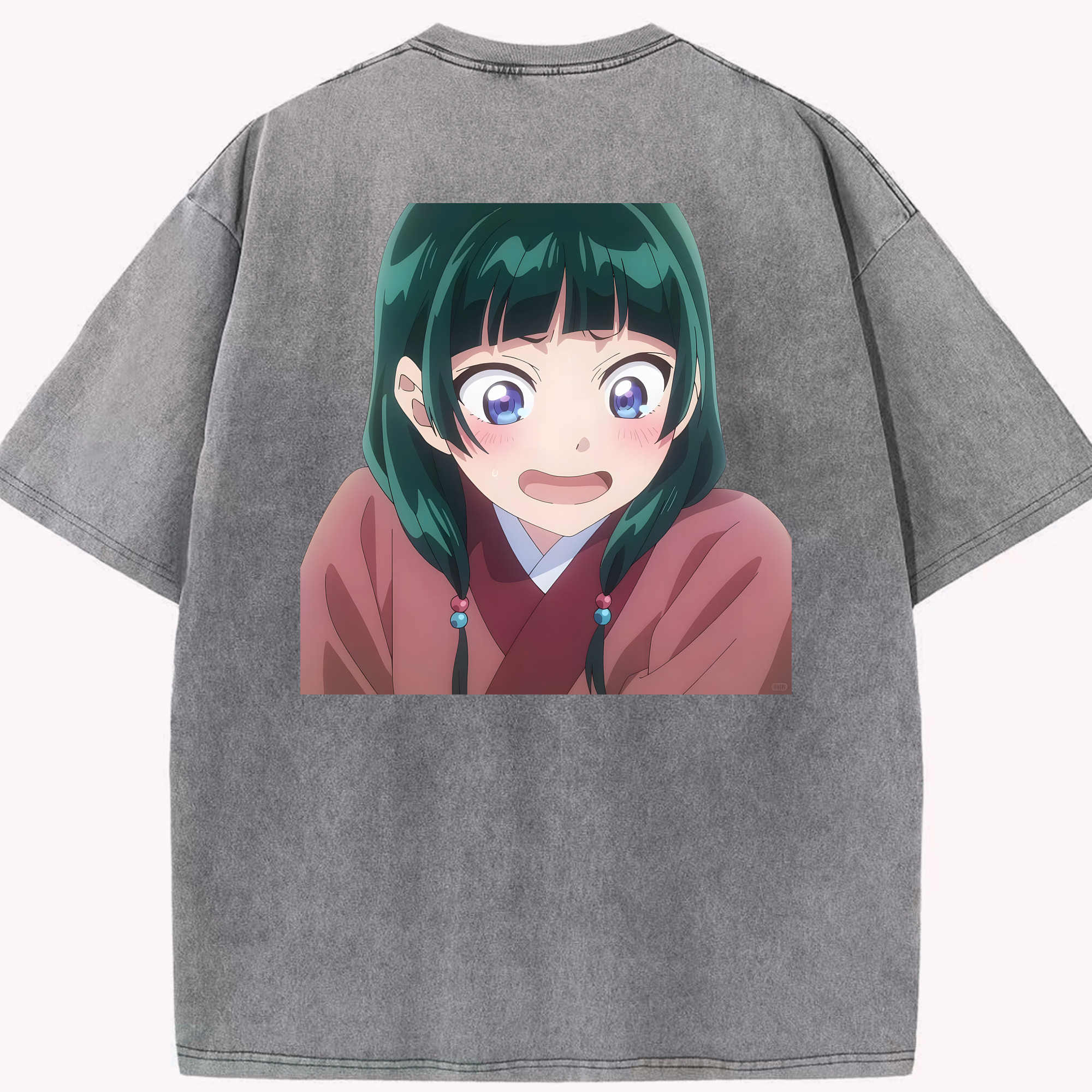 （画像用） 薬屋のひとりごと The Apothecary Diaries 綿100% ヴィンテージ風 半袖Tシャツ（背面プリント）
