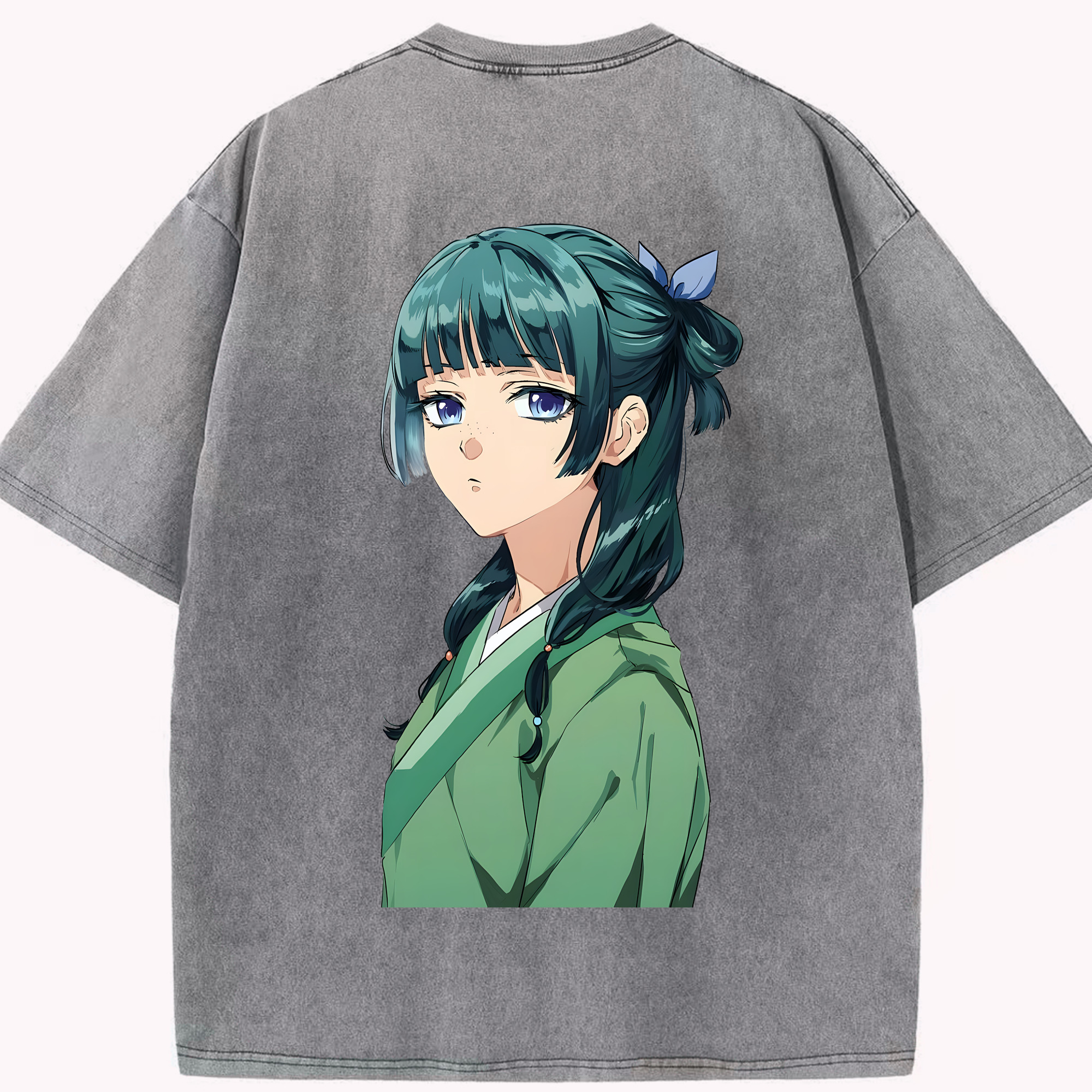 （画像用） 薬屋のひとりごと The Apothecary Diaries 綿100% ヴィンテージ風 半袖Tシャツ（背面プリント）