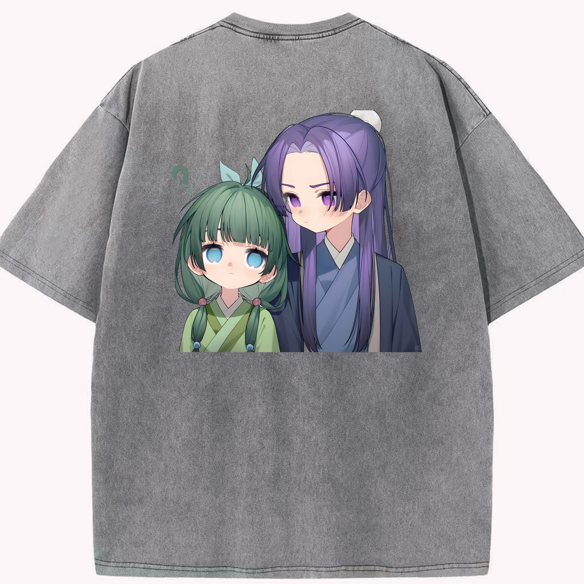 （画像用） 薬屋のひとりごと The Apothecary Diaries 綿100% ヴィンテージ風 半袖Tシャツ（背面プリント）