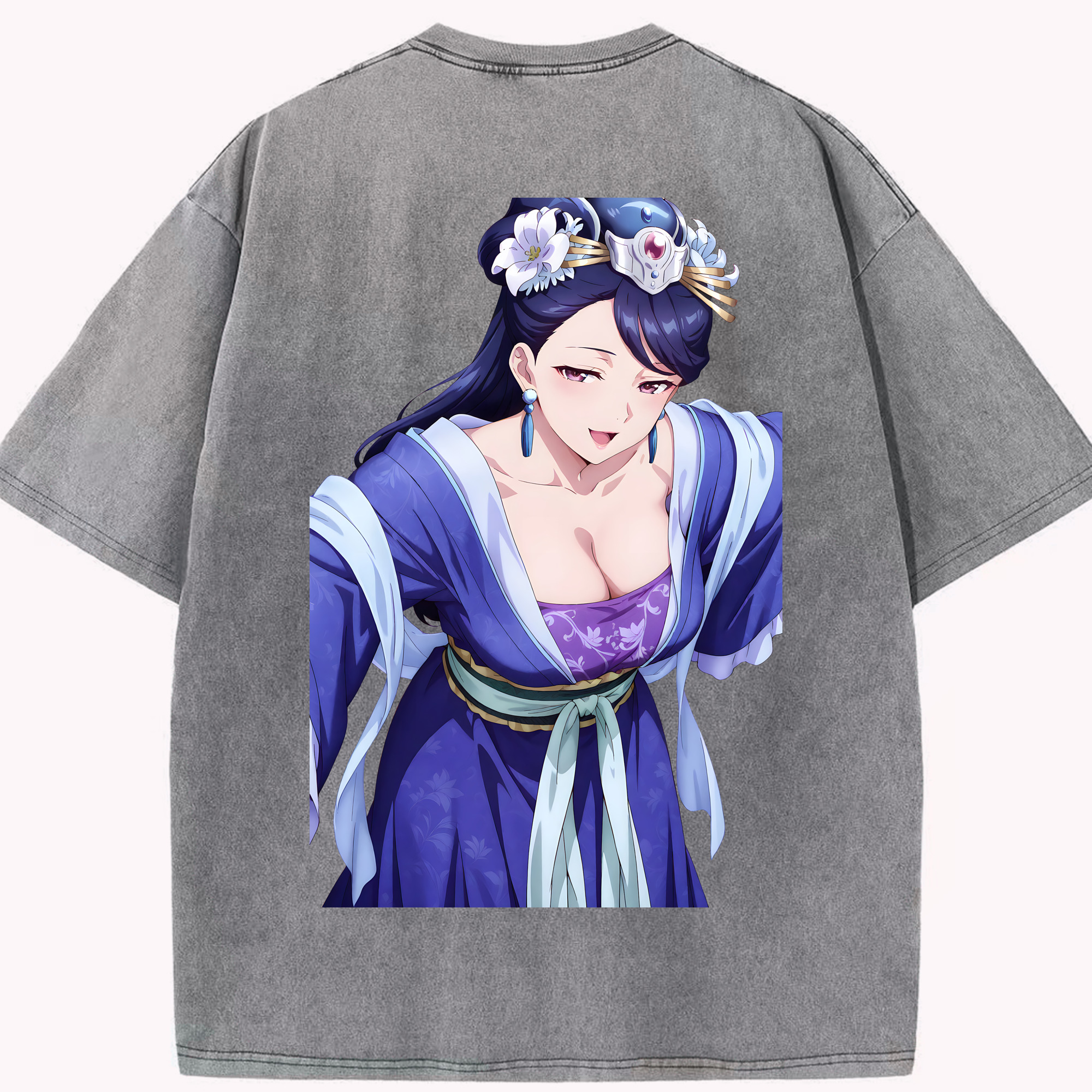 （画像用） 薬屋のひとりごと The Apothecary Diaries 綿100% ヴィンテージ風 半袖Tシャツ（背面プリント）
