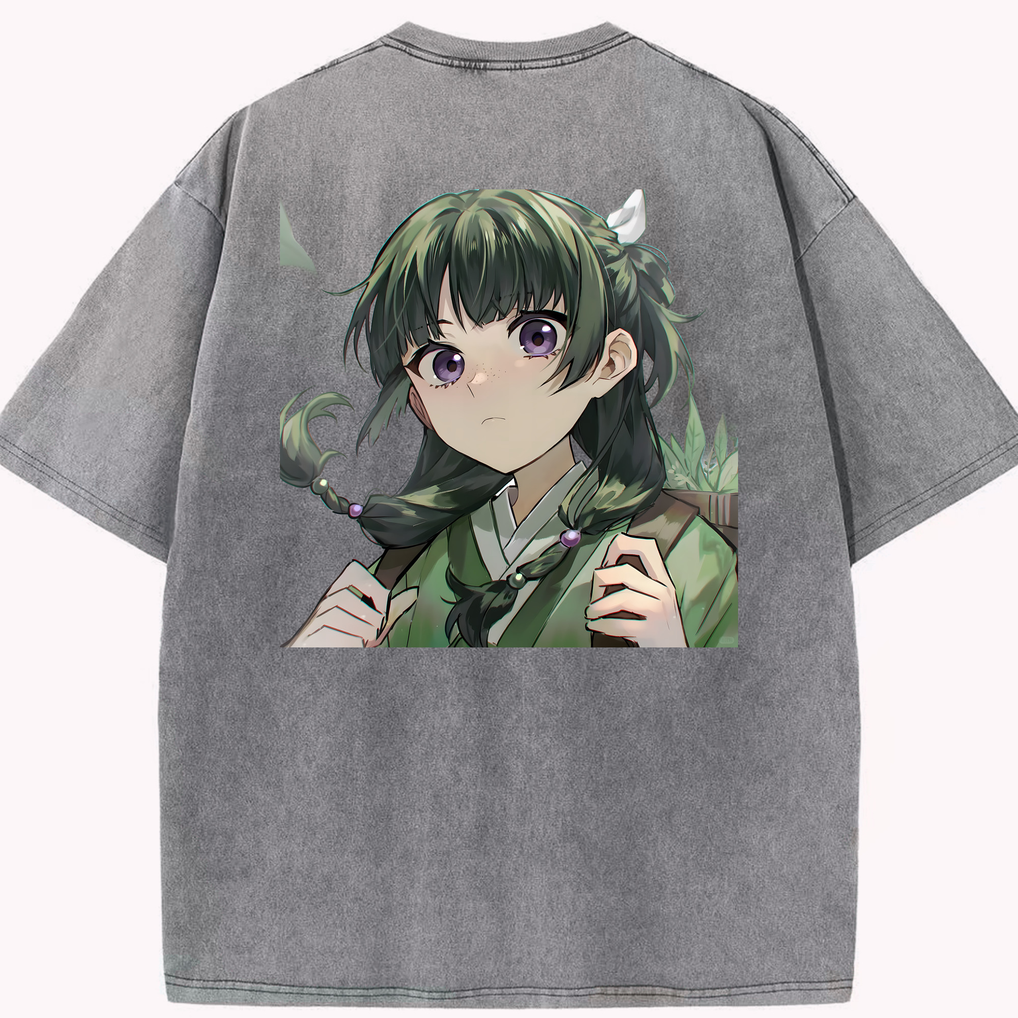 （画像用） 薬屋のひとりごと The Apothecary Diaries 綿100% ヴィンテージ風 半袖Tシャツ（背面プリント）