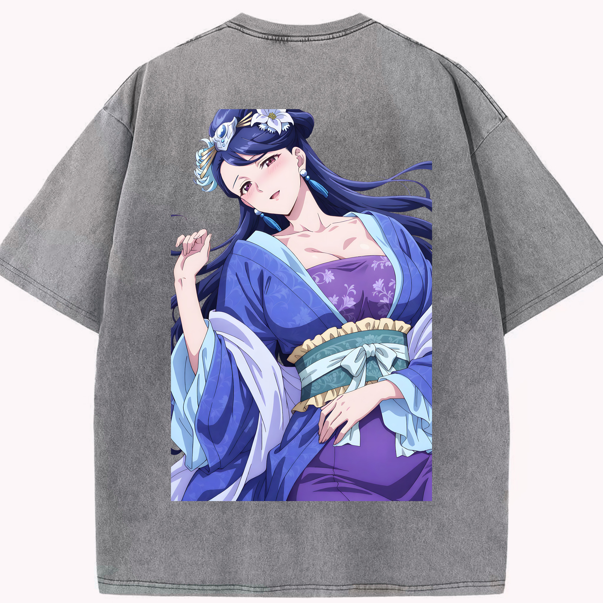 （画像用） 薬屋のひとりごと The Apothecary Diaries 綿100% ヴィンテージ風 半袖Tシャツ（背面プリント）