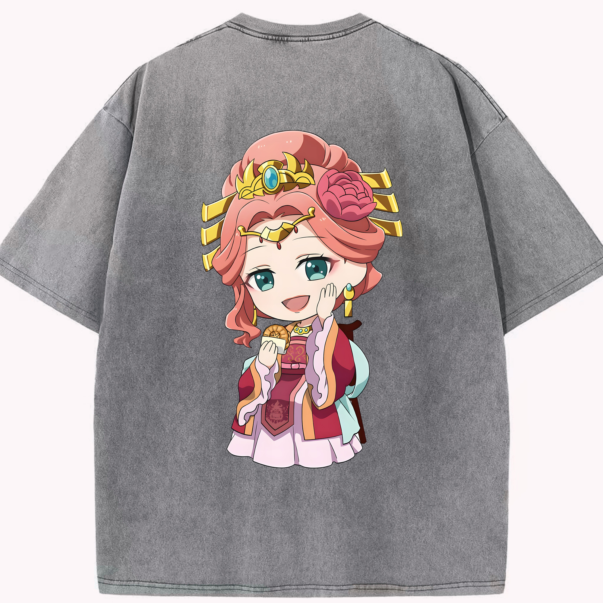 （画像用） 薬屋のひとりごと The Apothecary Diaries 綿100% ヴィンテージ風 半袖Tシャツ（背面プリント）