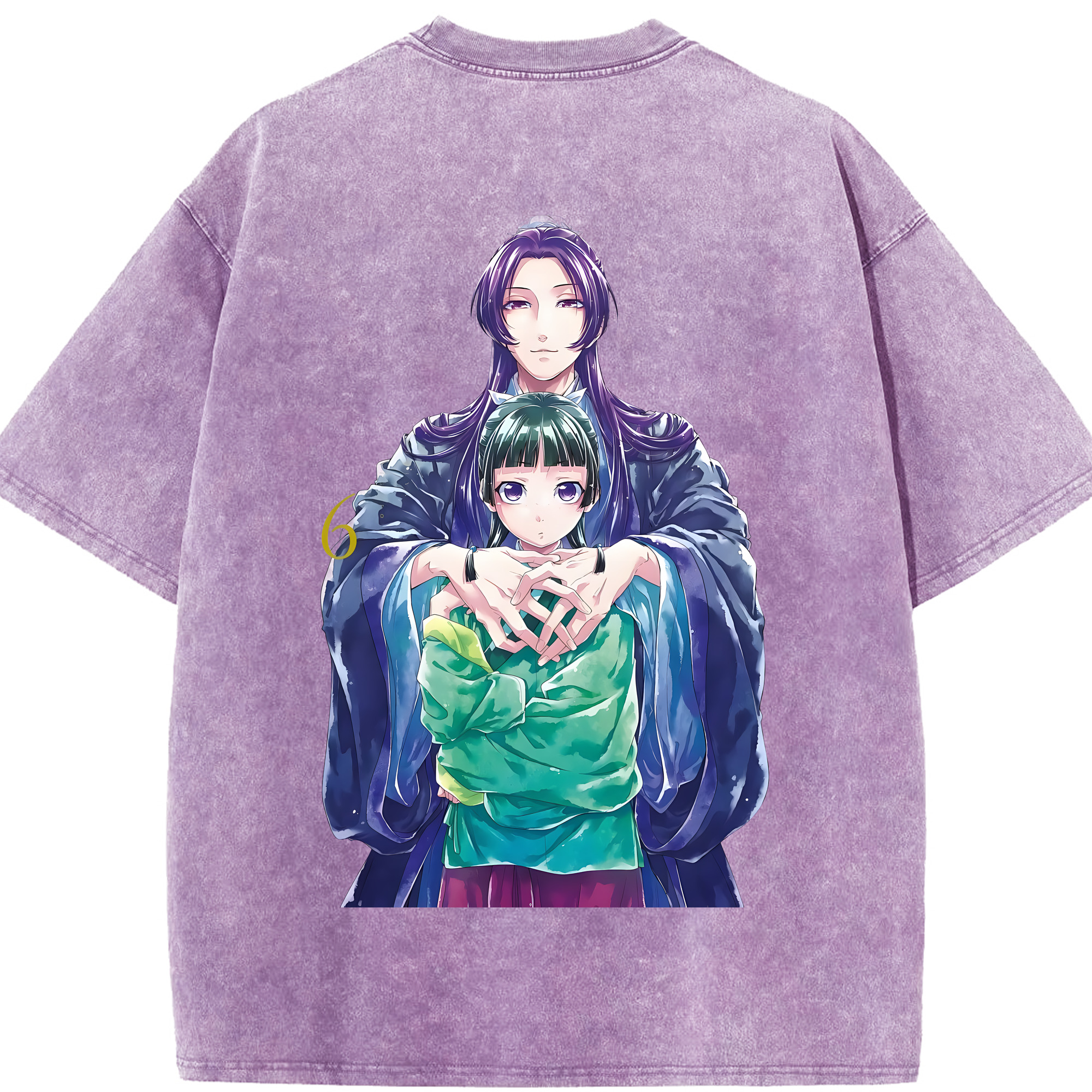 （画像用） 薬屋のひとりごと The Apothecary Diaries 綿100% ヴィンテージ風 半袖Tシャツ（背面プリント）