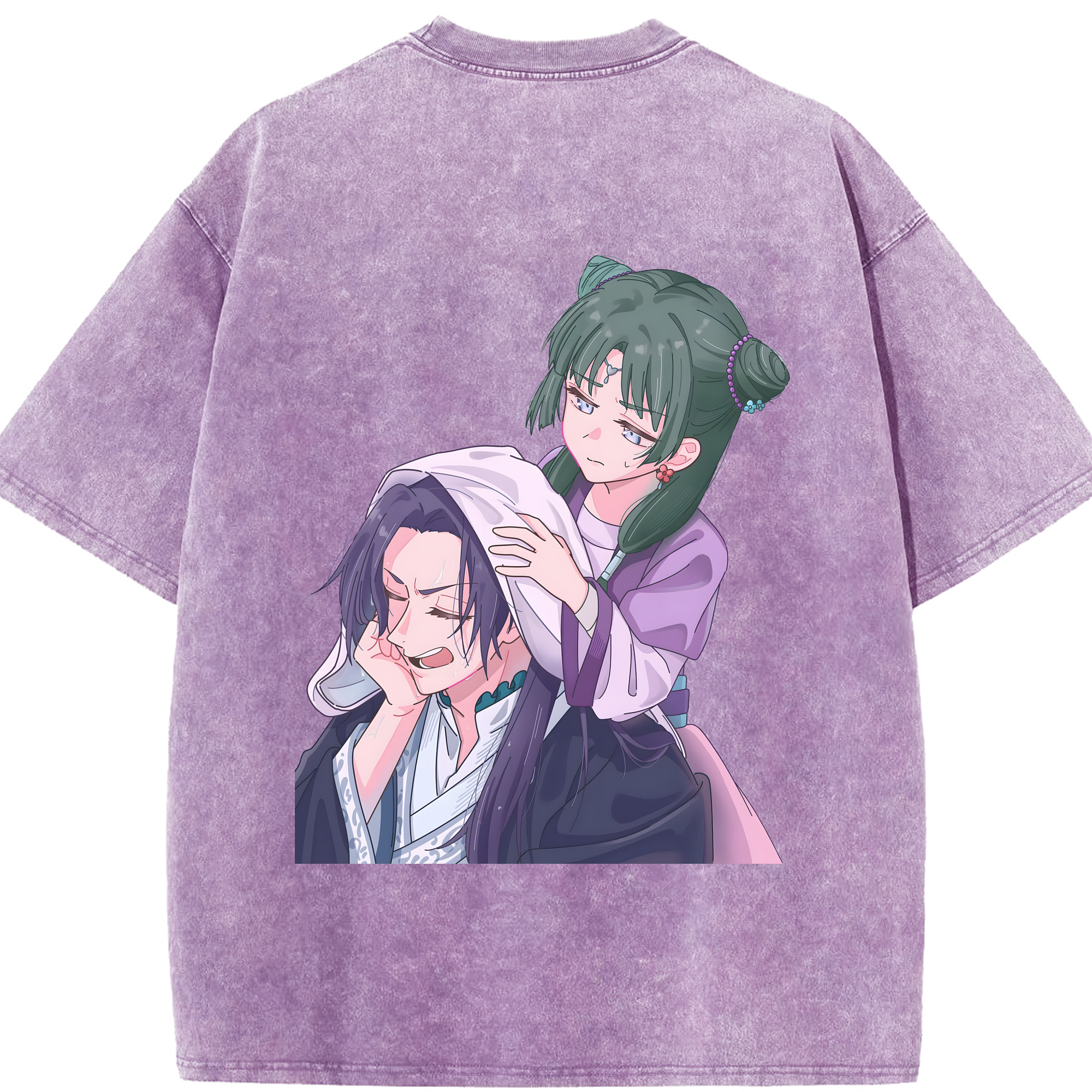 （画像用） 薬屋のひとりごと The Apothecary Diaries 綿100% ヴィンテージ風 半袖Tシャツ（背面プリント）
