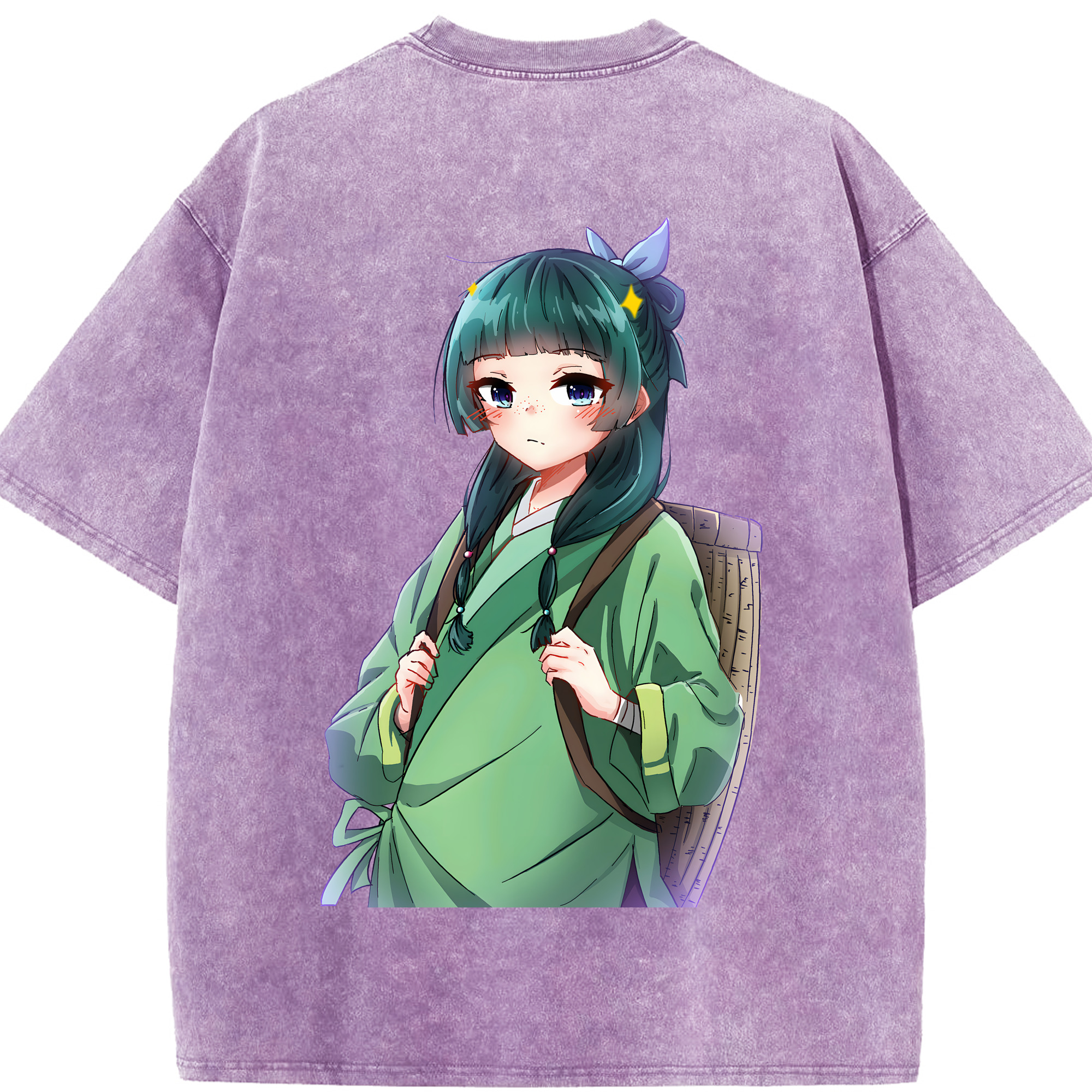 （画像用） 薬屋のひとりごと The Apothecary Diaries 綿100% ヴィンテージ風 半袖Tシャツ（背面プリント）