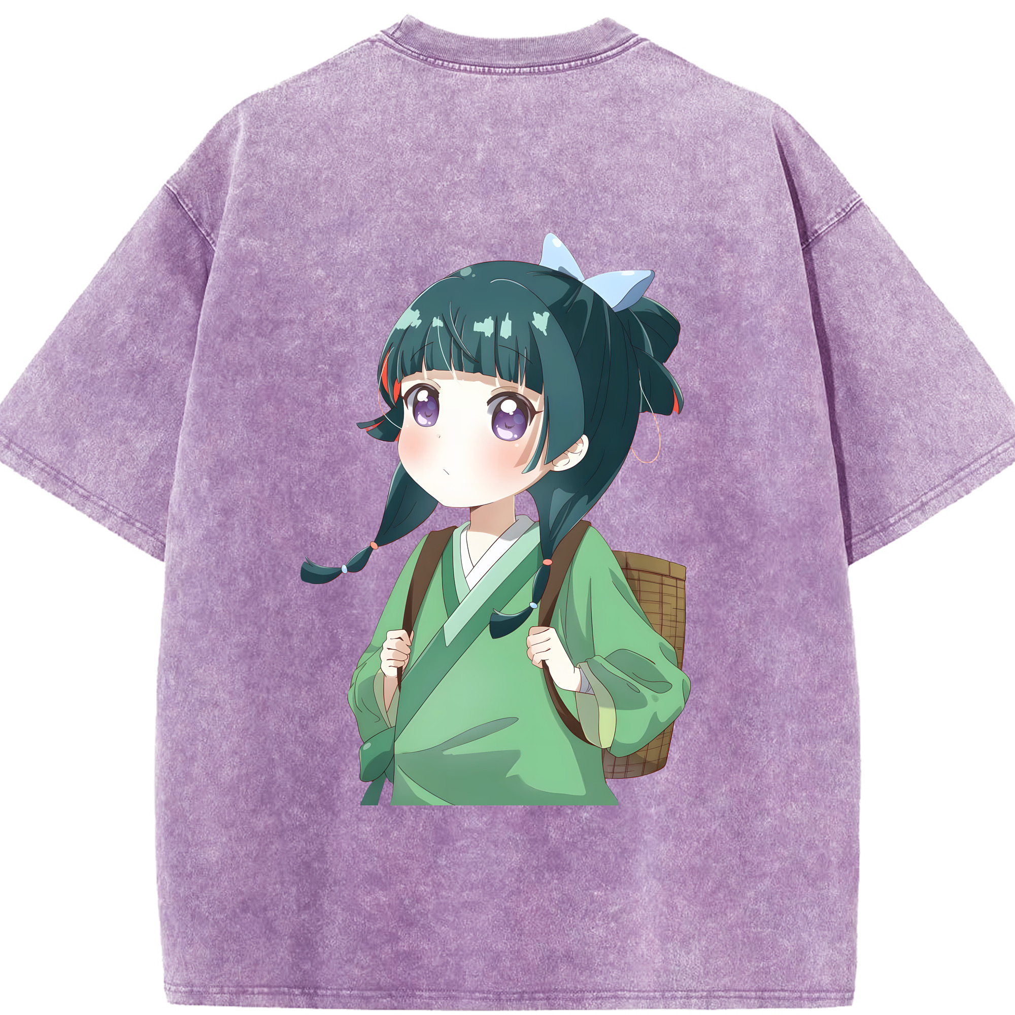 （画像用） 薬屋のひとりごと The Apothecary Diaries 綿100% ヴィンテージ風 半袖Tシャツ（背面プリント）