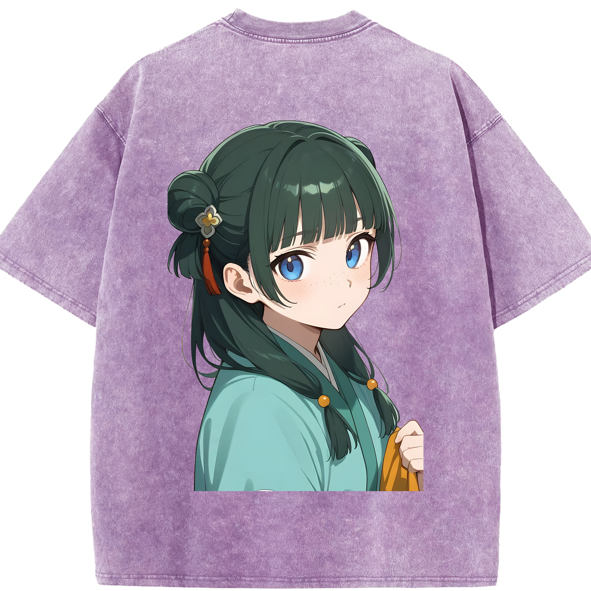 （画像用） 薬屋のひとりごと The Apothecary Diaries 綿100% ヴィンテージ風 半袖Tシャツ（背面プリント）