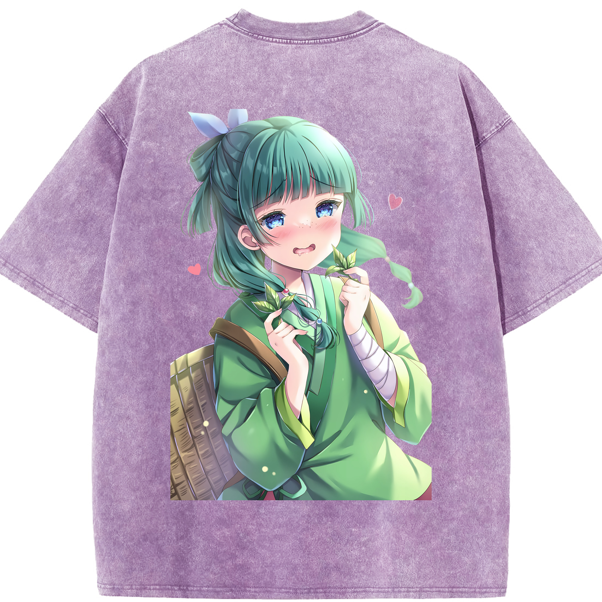 （画像用） 薬屋のひとりごと The Apothecary Diaries 綿100% ヴィンテージ風 半袖Tシャツ（背面プリント）