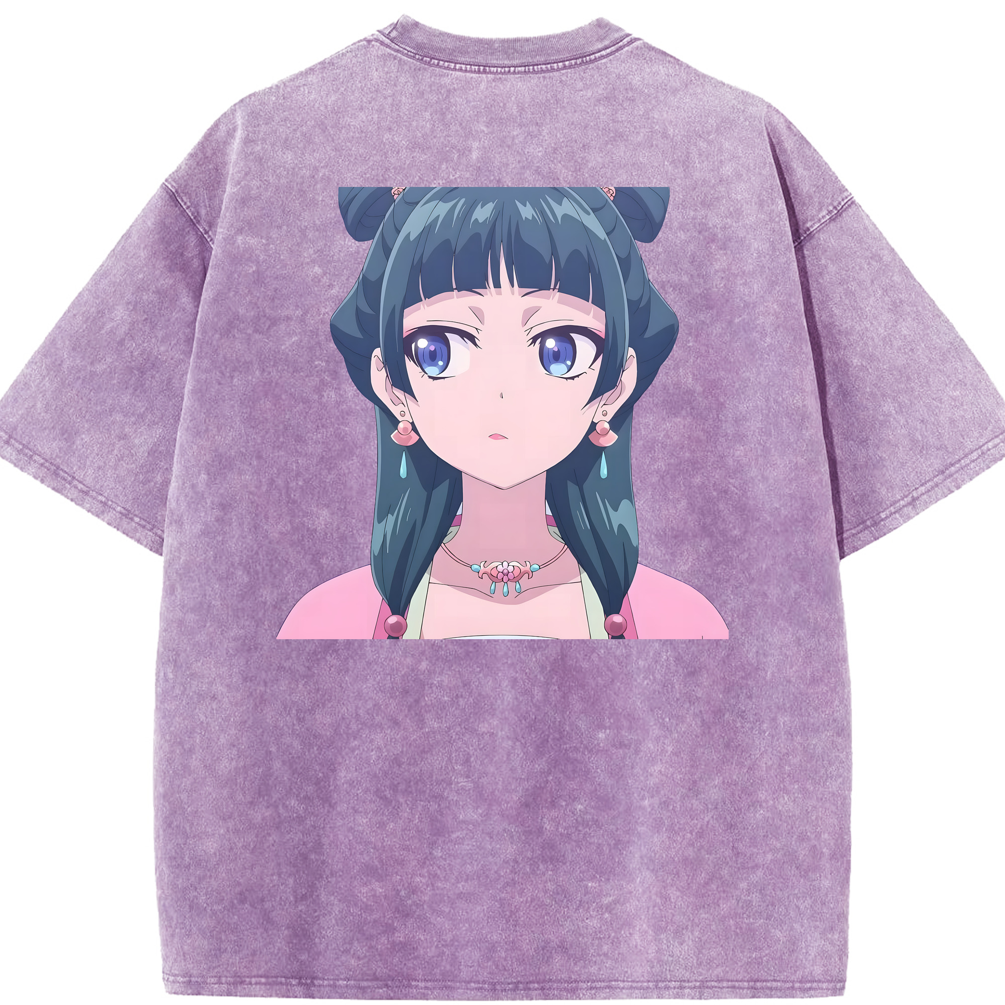 （画像用） 薬屋のひとりごと The Apothecary Diaries 綿100% ヴィンテージ風 半袖Tシャツ（背面プリント）