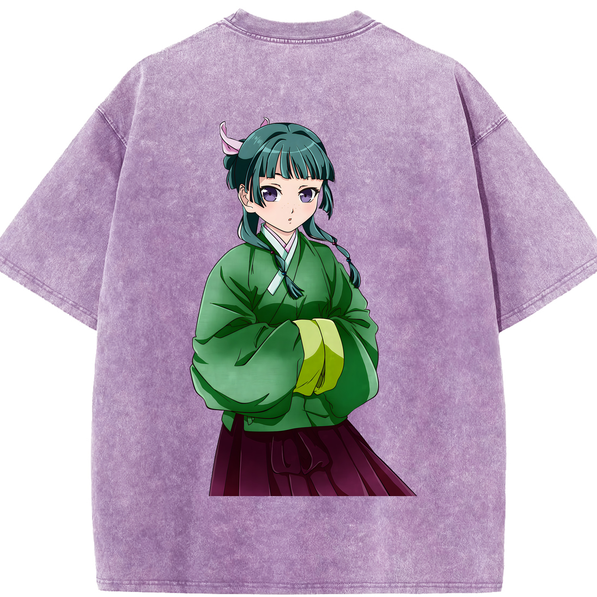 （画像用） 薬屋のひとりごと The Apothecary Diaries 綿100% ヴィンテージ風 半袖Tシャツ（背面プリント）