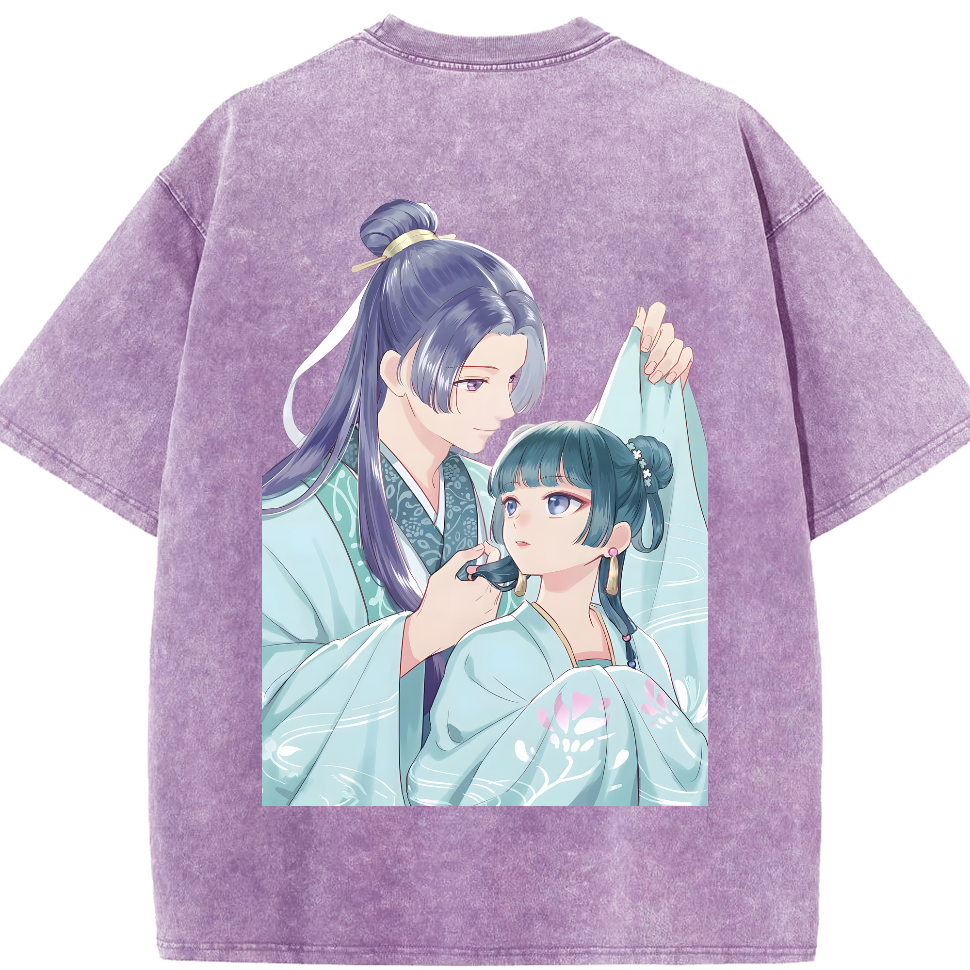 （画像用） 薬屋のひとりごと The Apothecary Diaries 綿100% ヴィンテージ風 半袖Tシャツ（背面プリント）