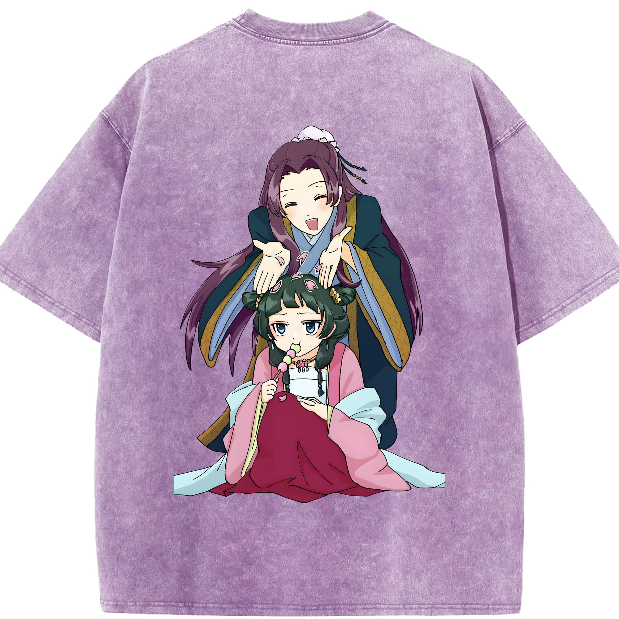 （画像用） 薬屋のひとりごと The Apothecary Diaries 綿100% ヴィンテージ風 半袖Tシャツ（背面プリント）